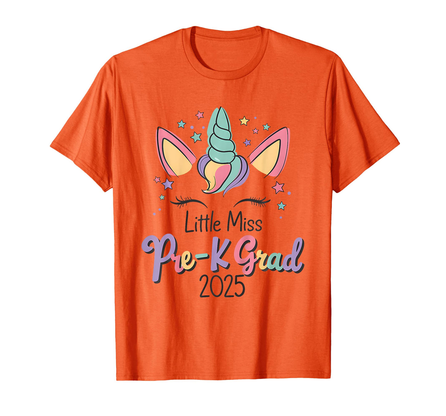 Little Miss Pre-K Grad Preschool Prek Graduation 2025 T-Shirt