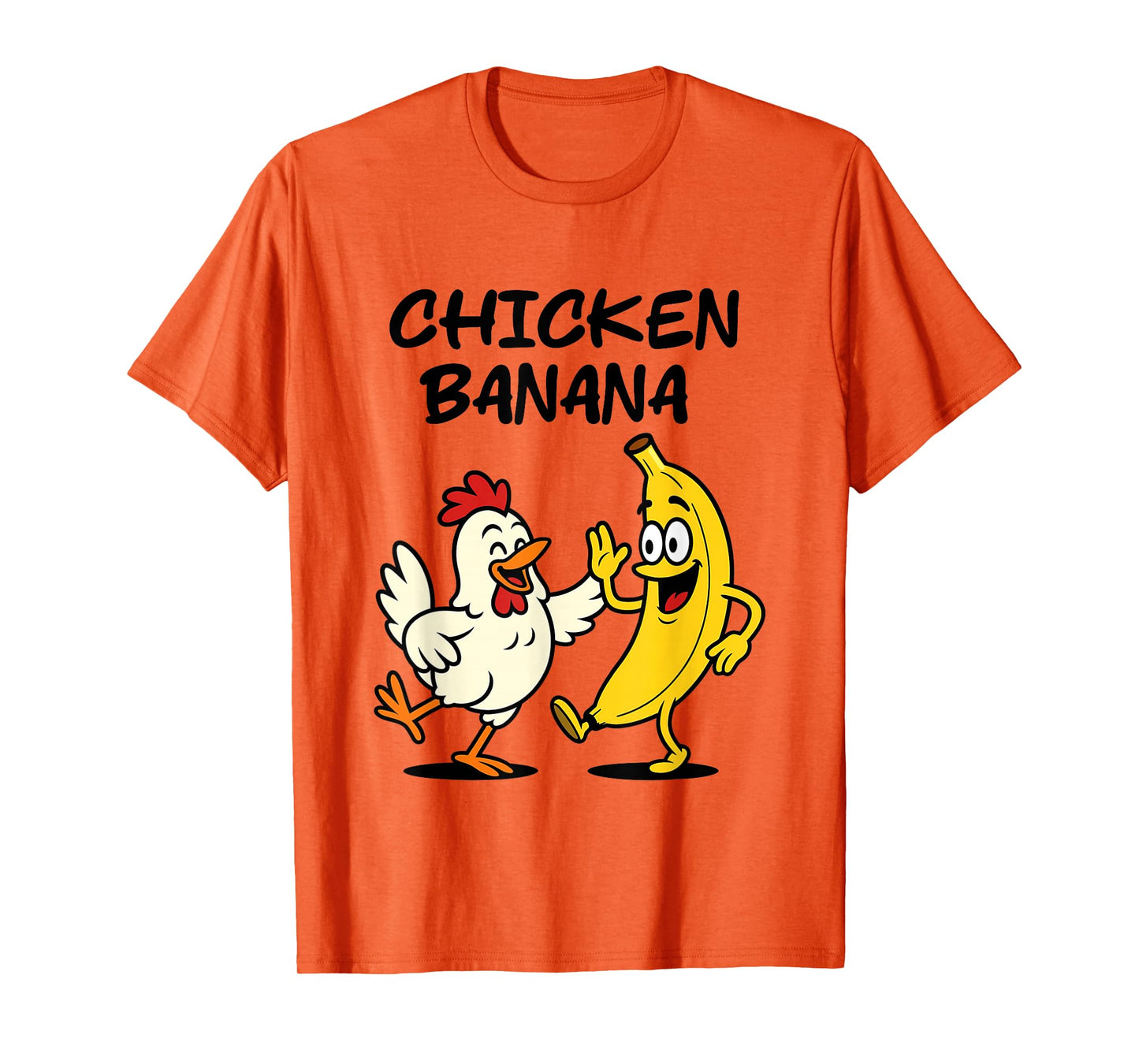 Funny Chicken Banana Teens Kids Dance T-Shirt