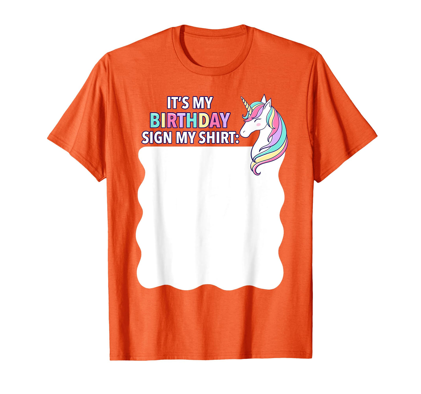 It's My Birthday Sign My Shirt Pink Unicorn Girl Toddler T-Shirt