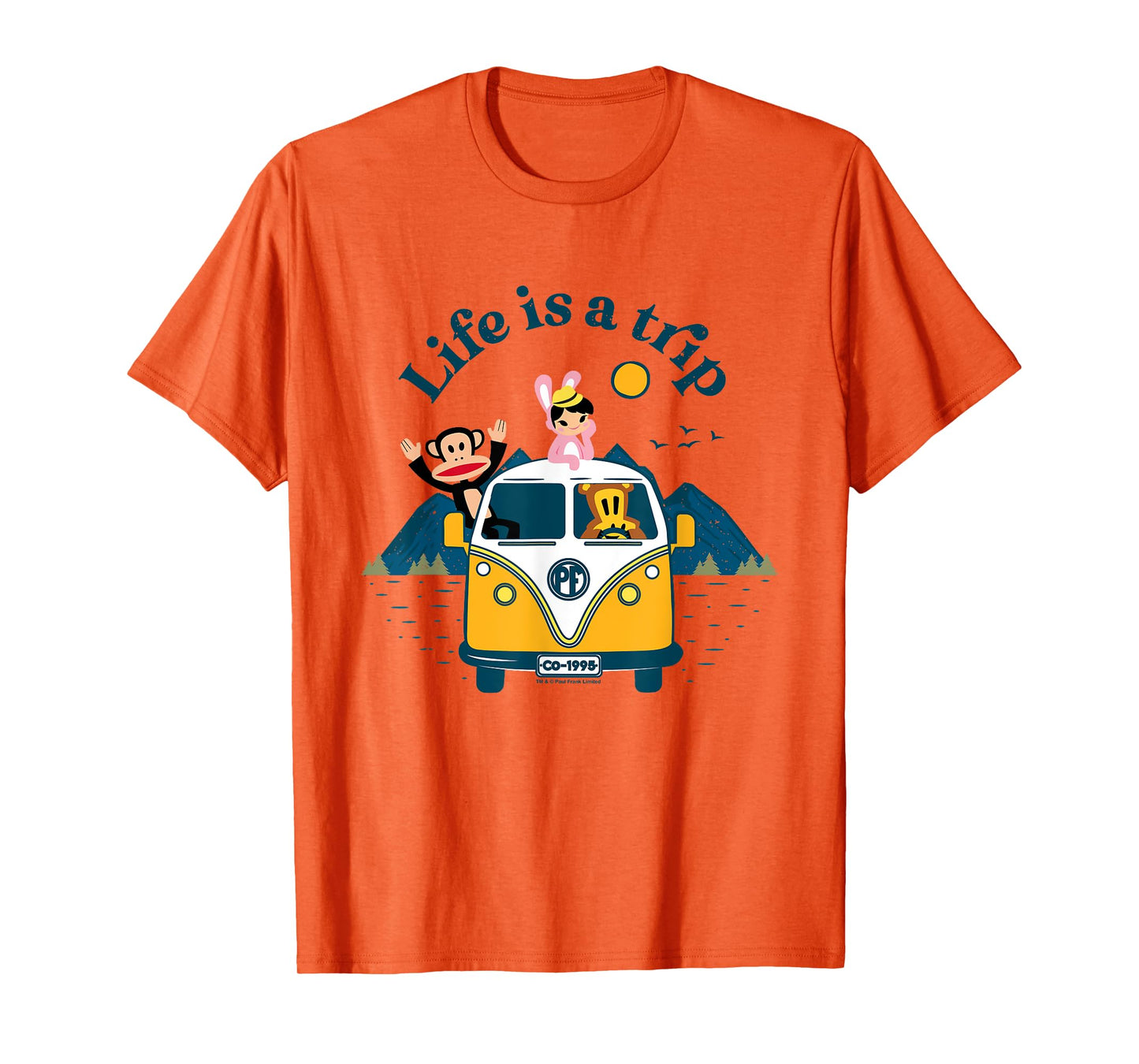 Paul Frank Julius & Co Life Is A Trip Camper T-Shirt
