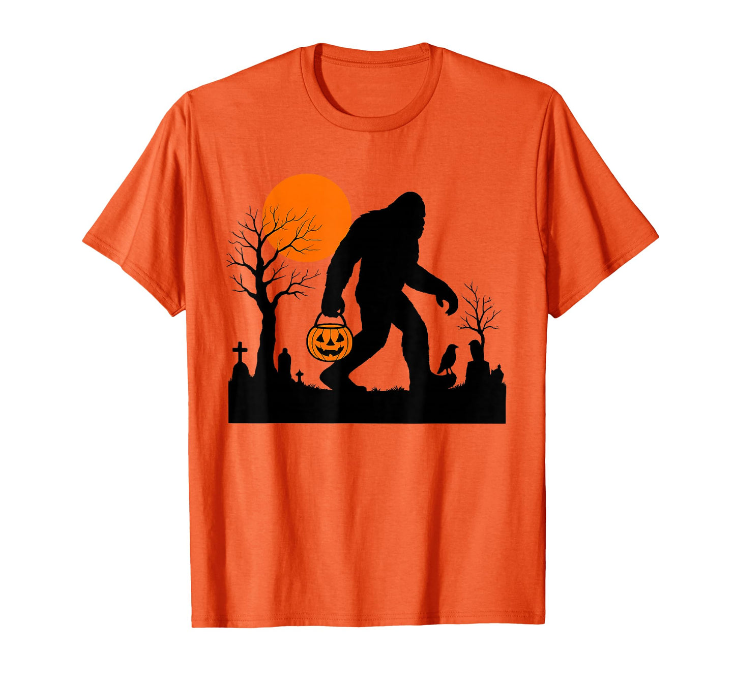 Funny Halloween Sasquatch Costume Bigfoot Scary Party T-Shirt