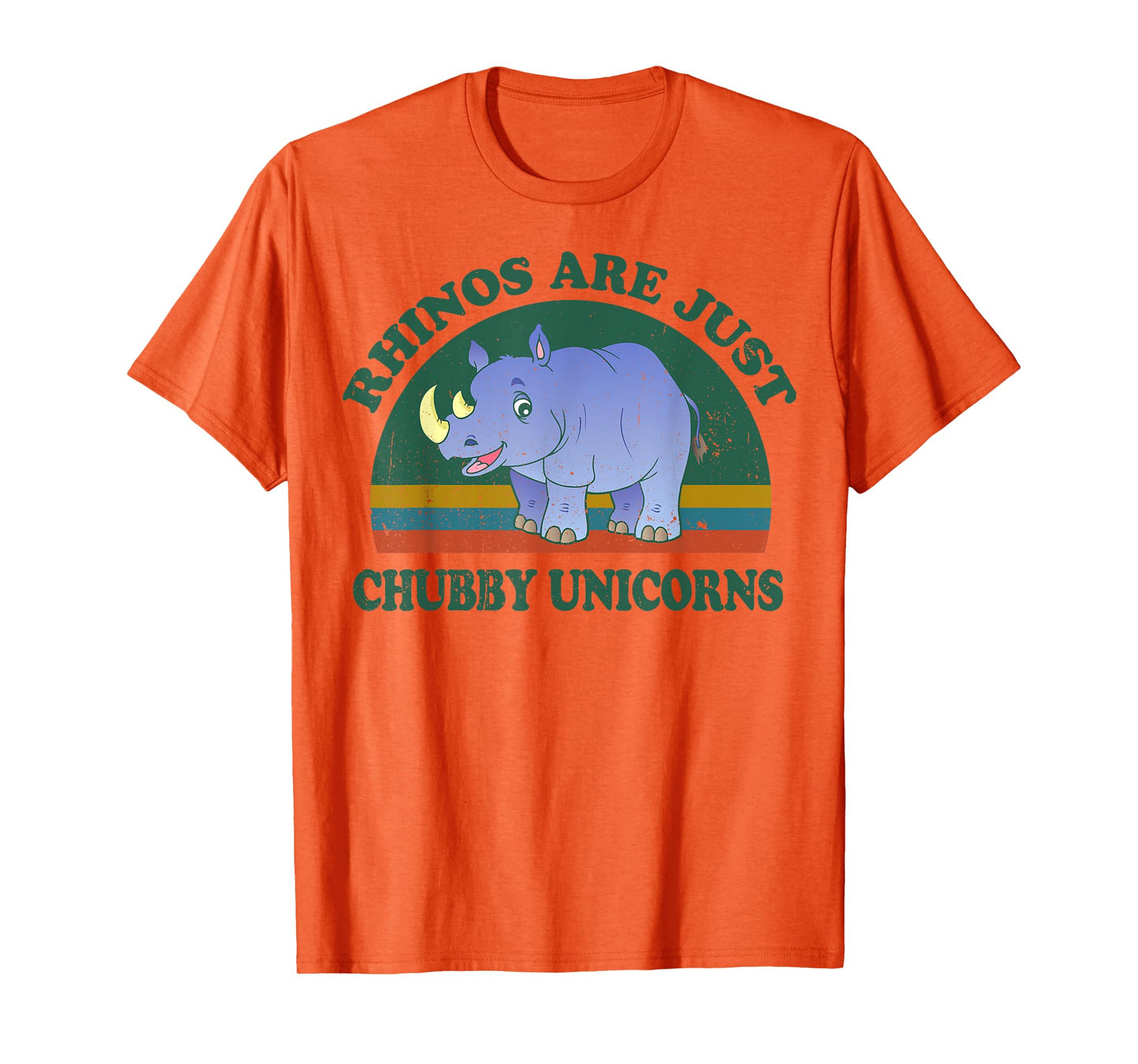 Rhino-Shirt Save The Rhinos Are Just Chubby-Unicorns T-Shirt
