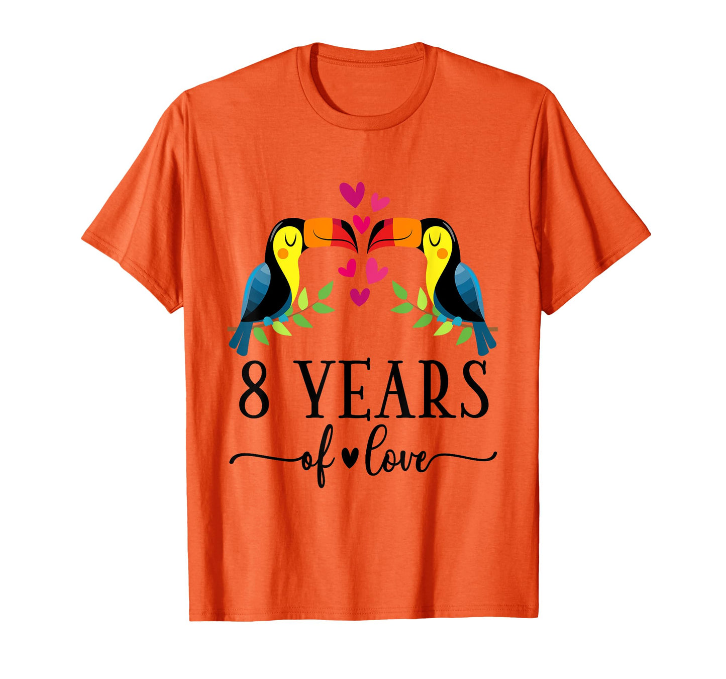 8th Anniversary Couples 8 Years Together T-Shirt