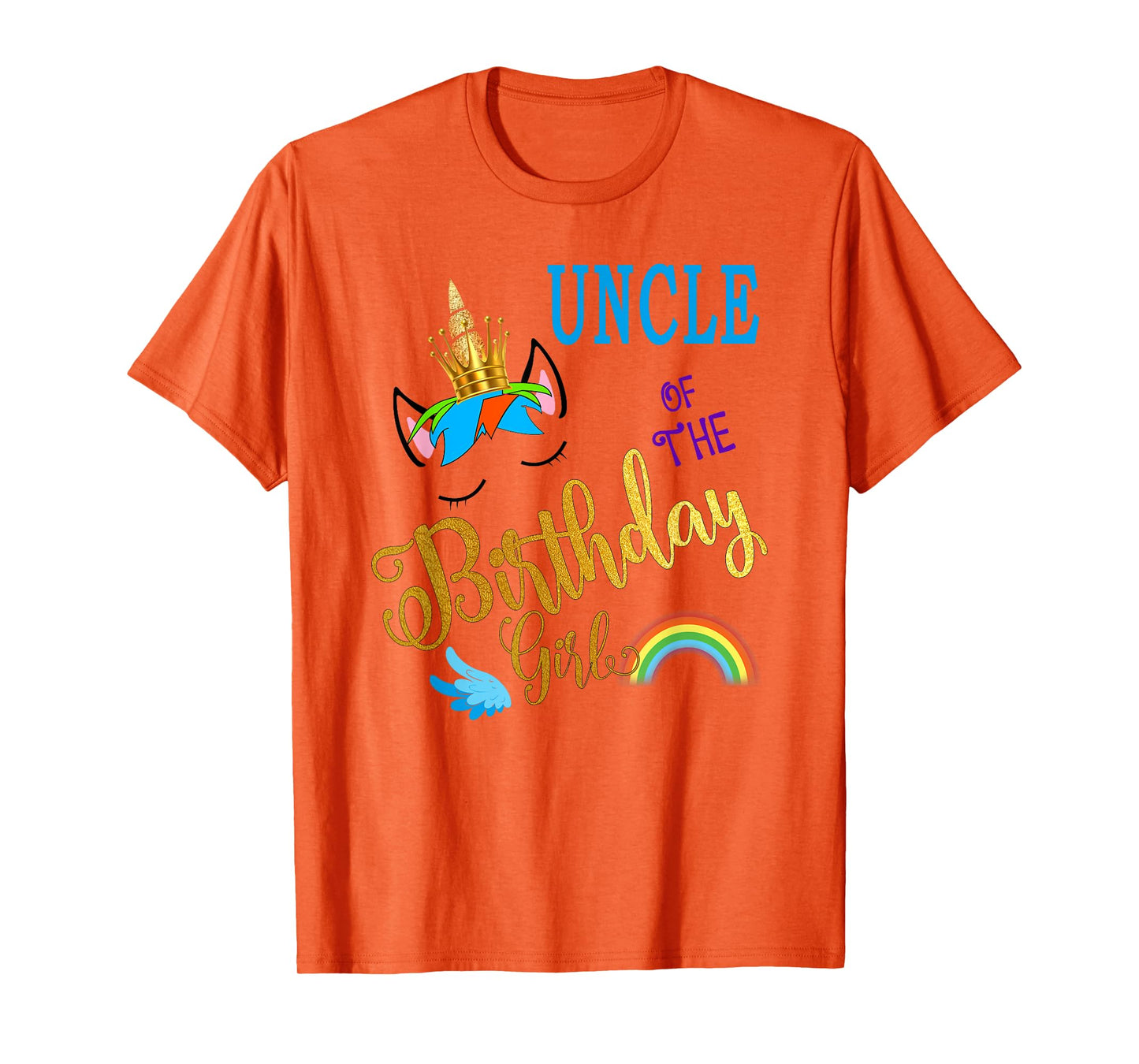Uncle of The Birthday for Girl Uncle Unicorn First Birthday T-Shirt