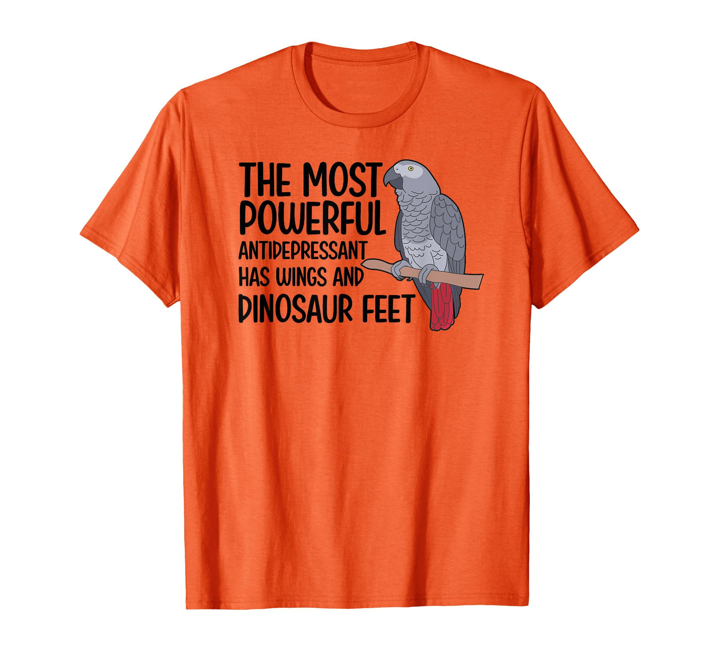 Dinousar Feet African Grey Owner African Grey Parrot Lover T-Shirt