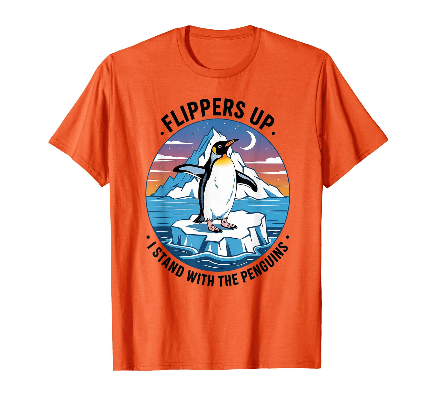 Flippers Up I Stand With The Penguins T-Shirt