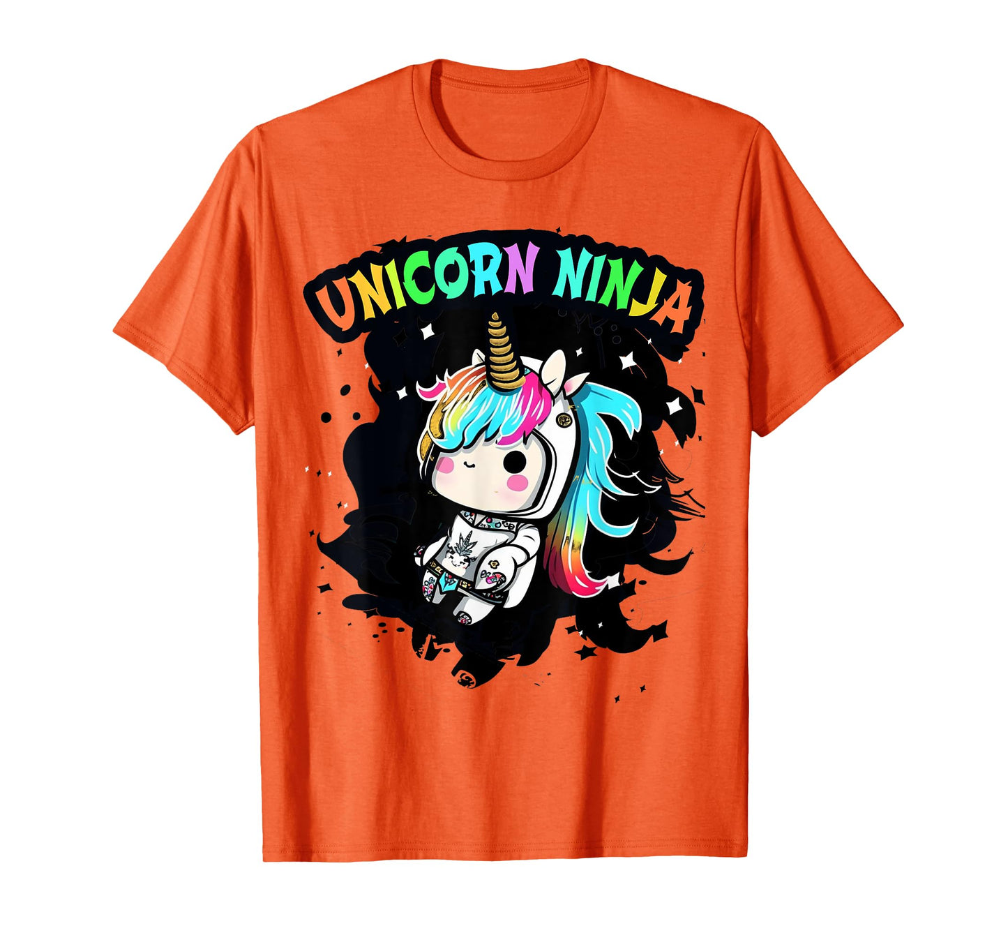Pink UNICORN NINJA Girls Kids 4 5 6 7 8th Birthday Squad Mom T-Shirt