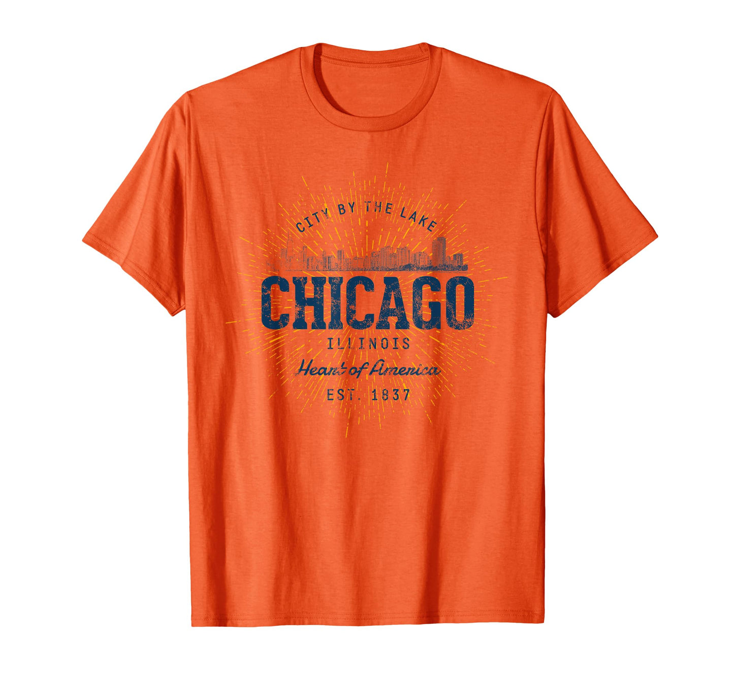 Vintage Retro Style Chicago T-Shirt