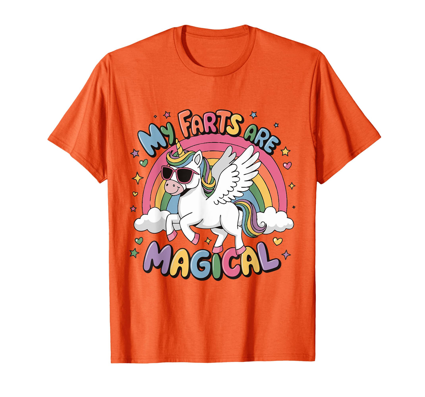 My Farts Are Magical Funny Unicorn Gag Rainbow Girl Boys T-Shirt