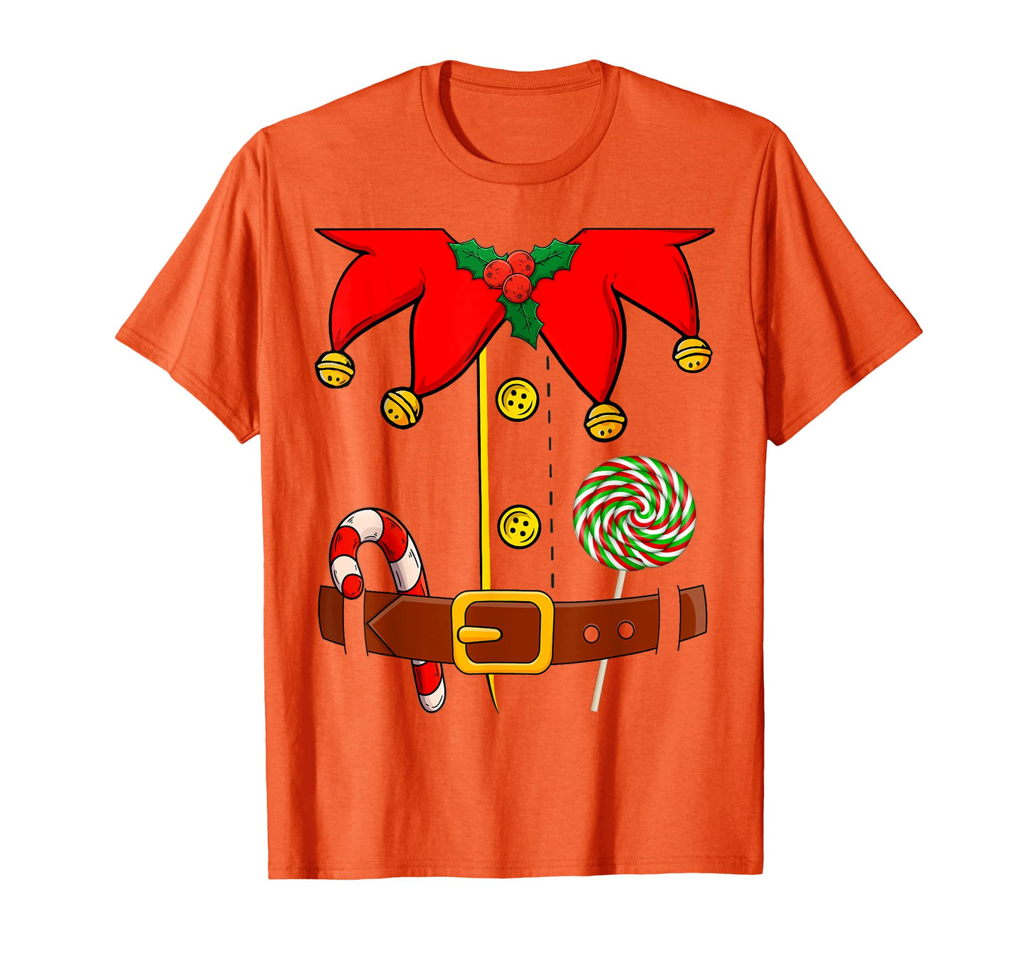 Elf Costume Elves Lover Family Matching Merry Christmas PJS T-Shirt