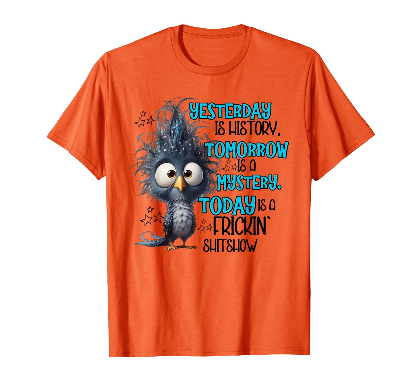 Yesterday is a history tomorrow is a mistery today funny T-Shirt