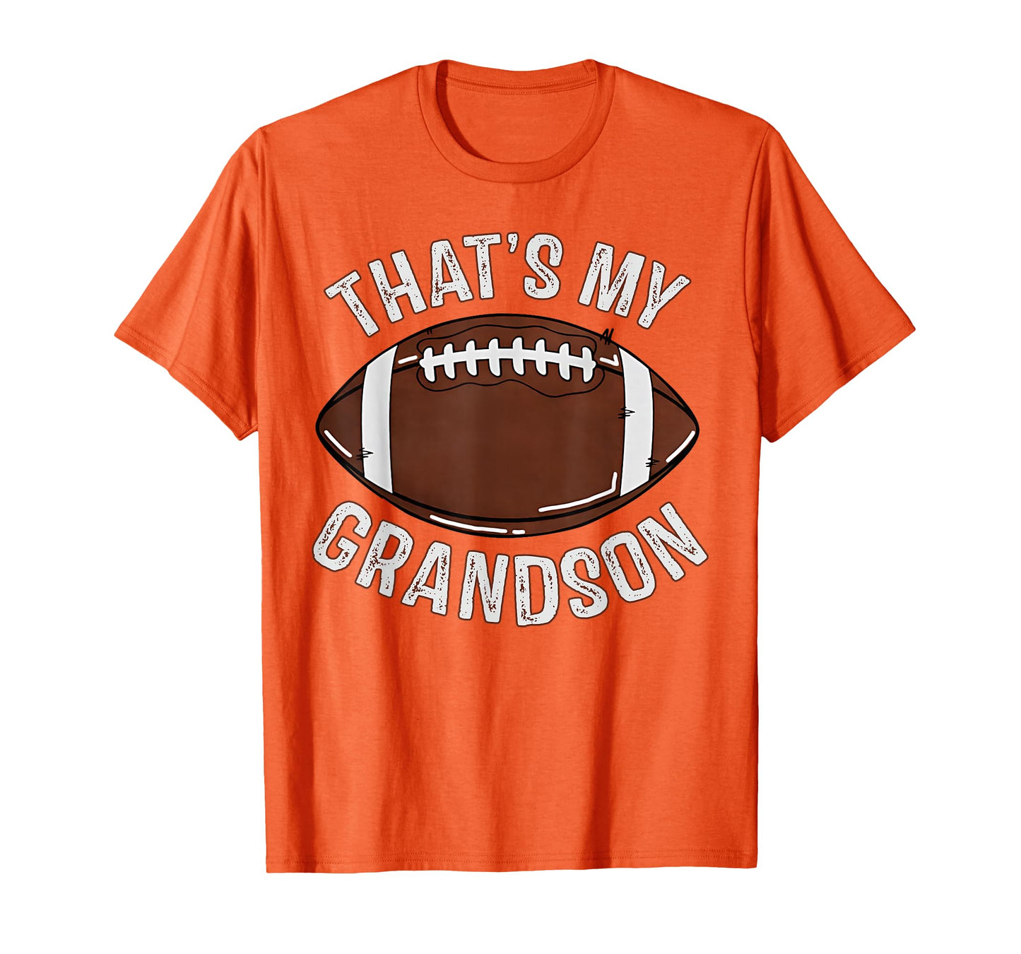 That's My Grandson Football Grandma Granddad Family Cheer T-Shirt