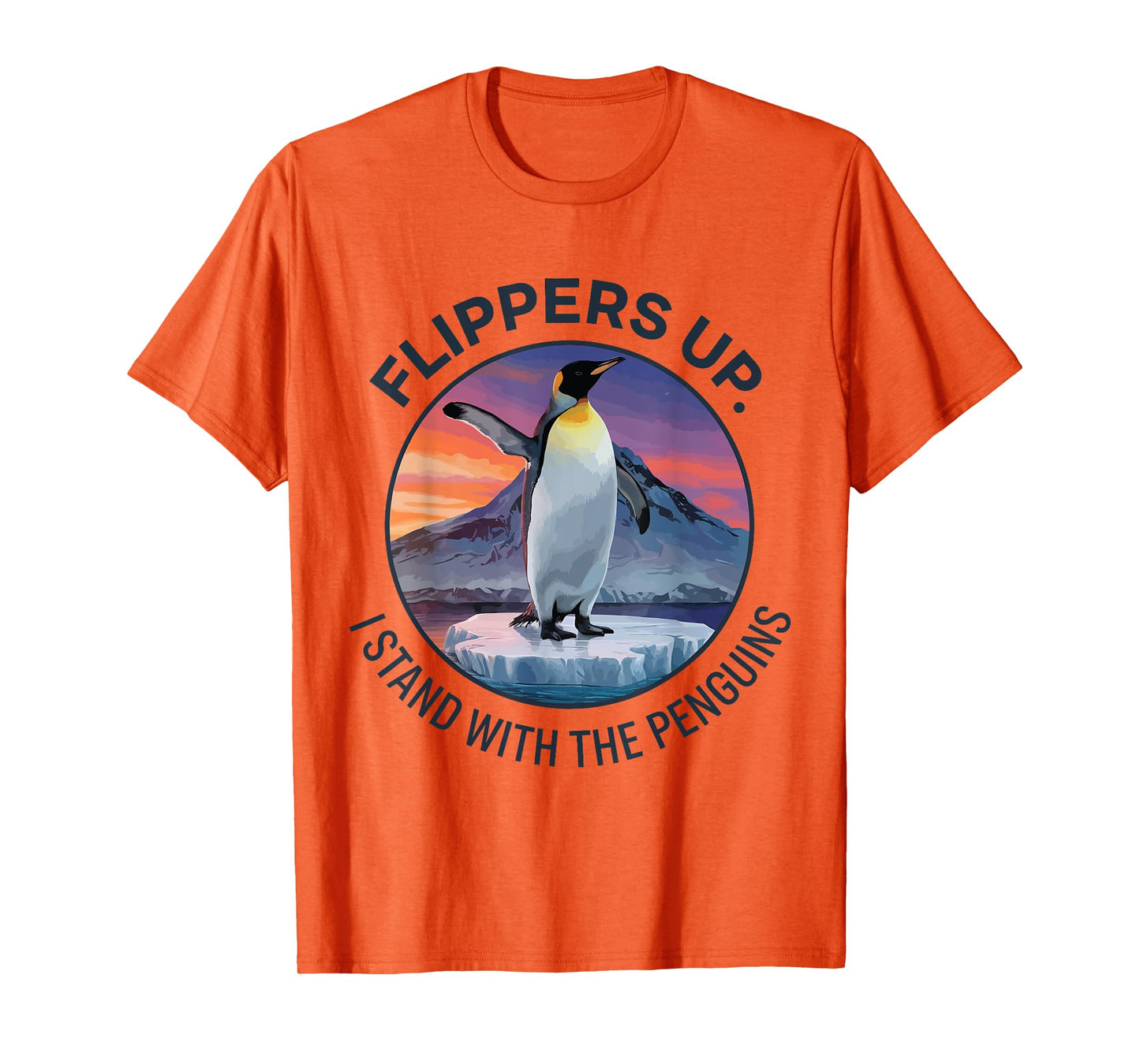 Flippers Up I Stand With The Penguins T-Shirt