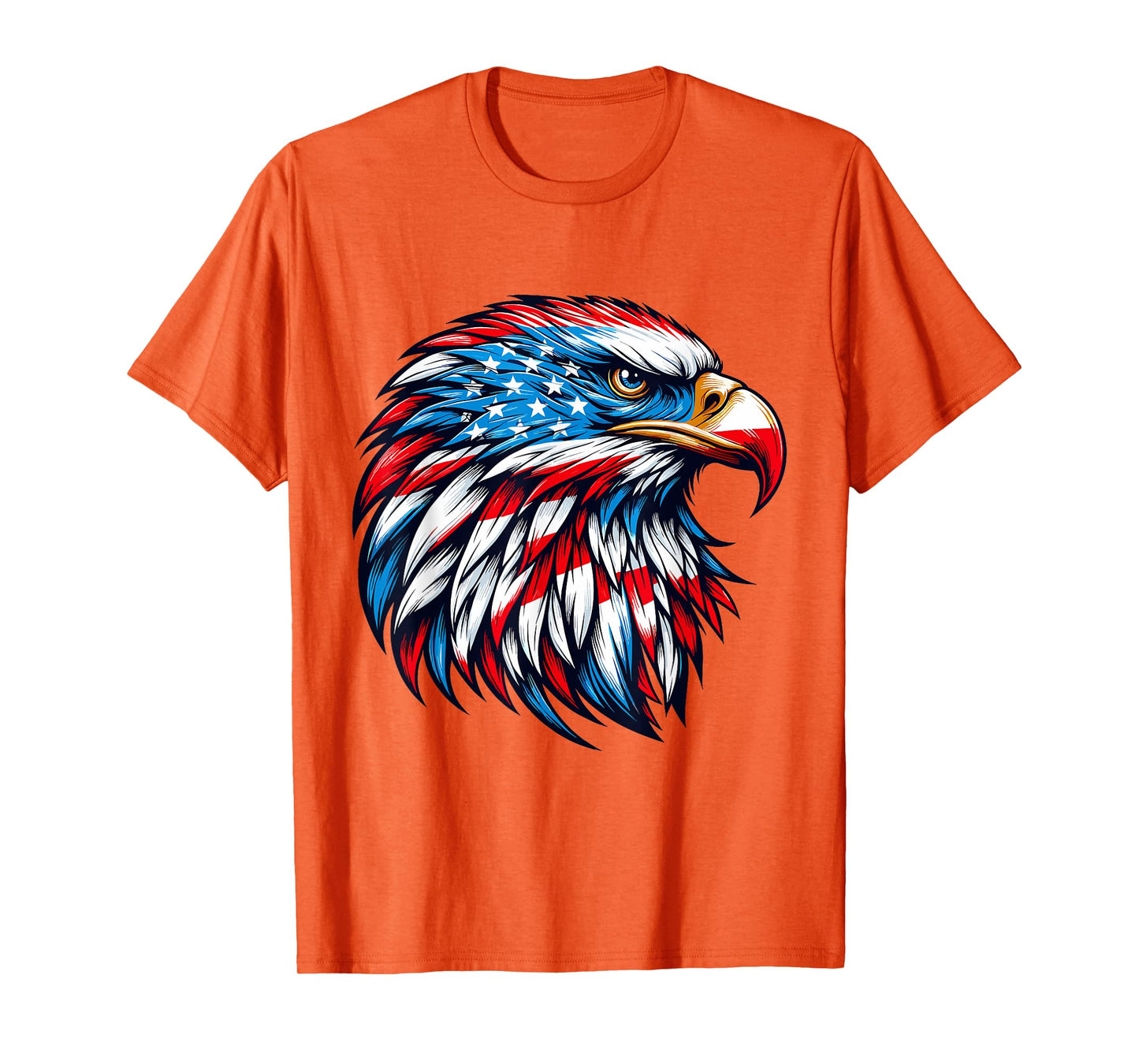 4th Of July Patriotic Eagle USA American Flag men boys T-Shirt