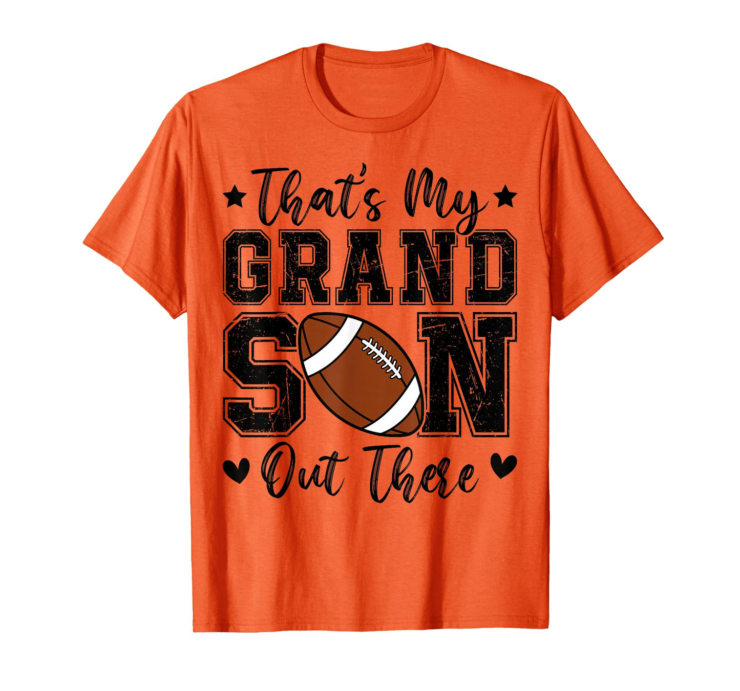 That's My Grandson Out There Funny Football Grandma T-Shirt