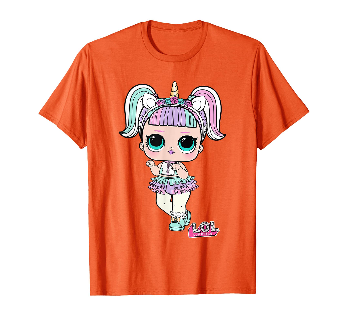 LOL Surprise Cute Unicorn Doll Pose Big Full Body Portrait T-Shirt