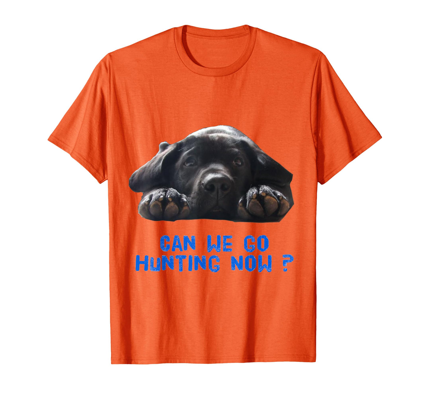 Chocolate or Black Lab, Can we go Hunting Now Shirt T-Shirt
