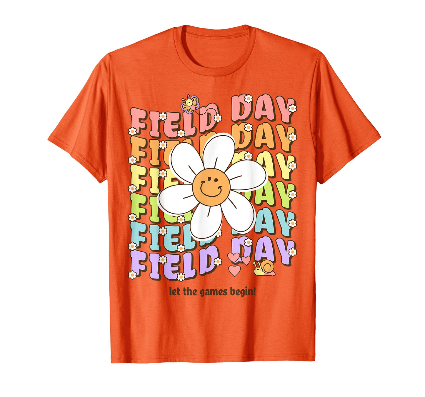 Orange Shirts for girls field day T-Shirt
