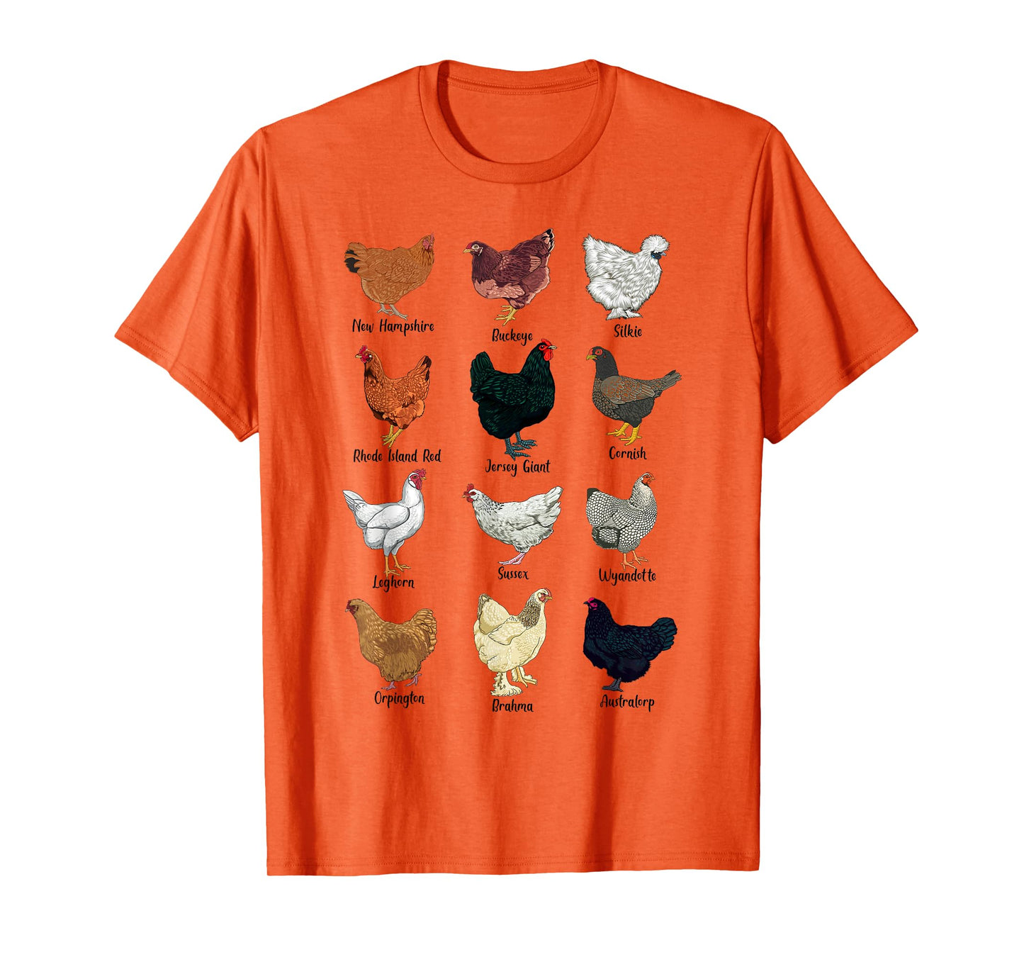 Various Chickens - Chicken Breeds T-Shirt