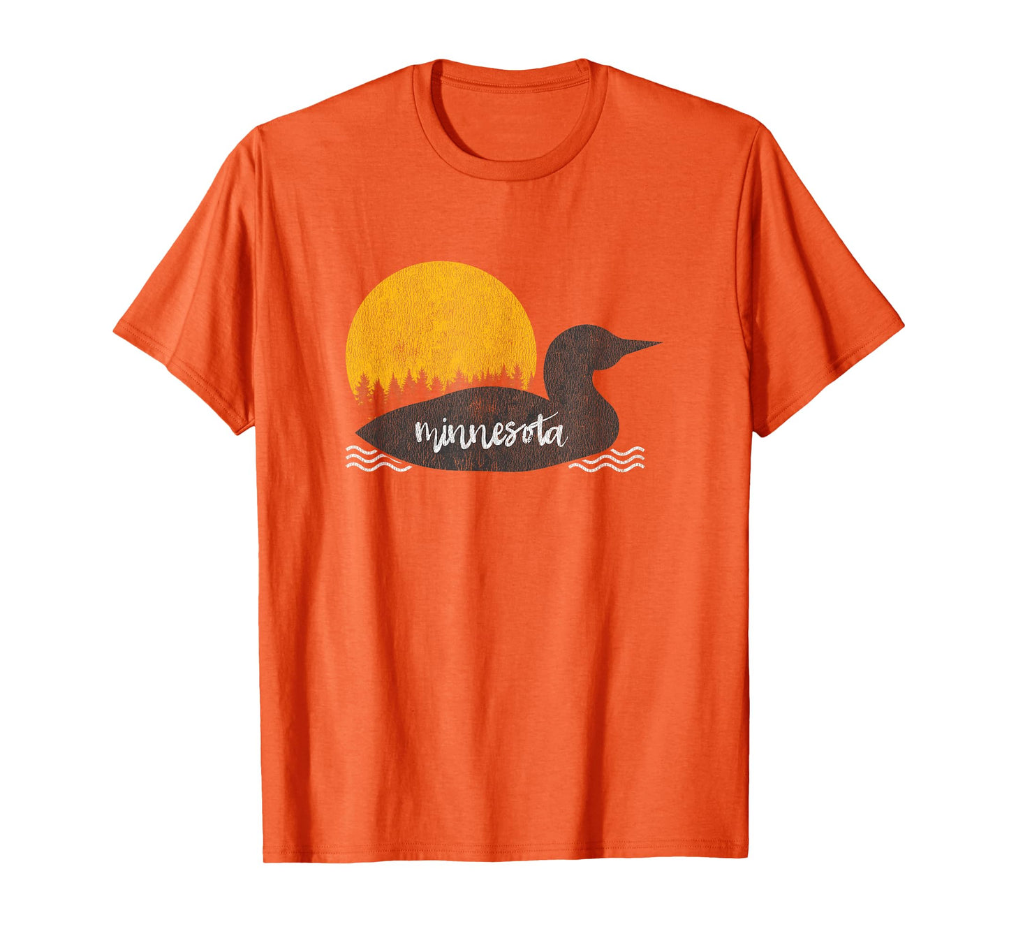 Vintage Minnesota T-shirt Minnesota State Bird Loon Gift T-Shirt