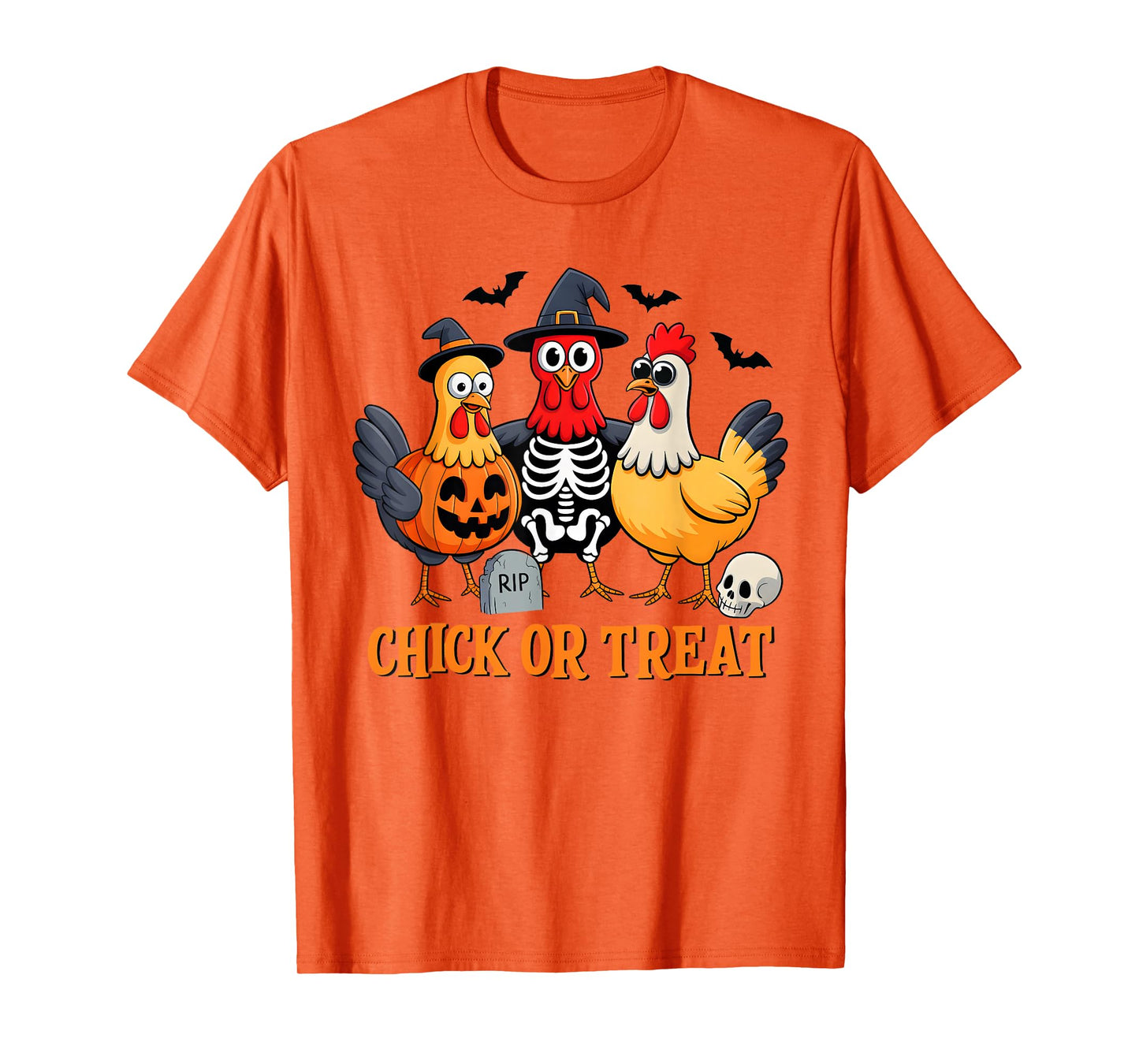 Chick Or Treat Funny Chicken Halloween Costume Chicken Lover T-Shirt