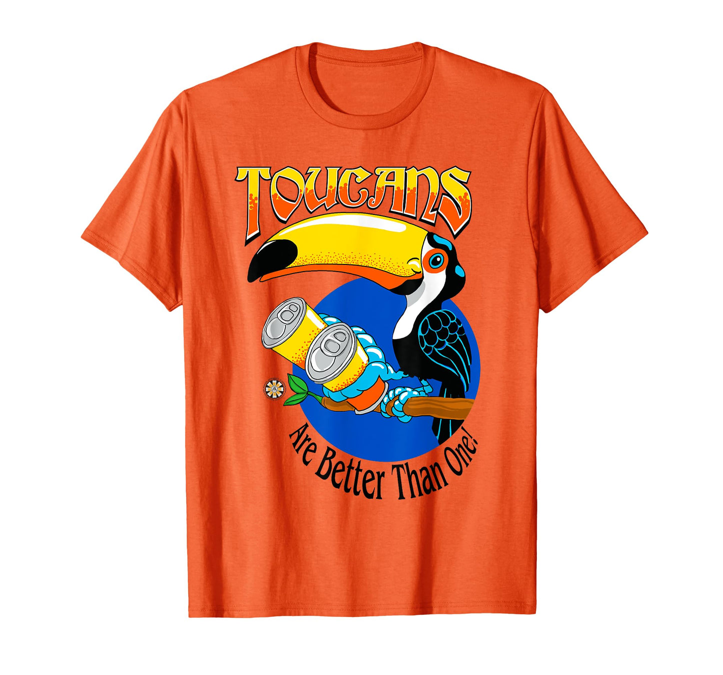 Toucans Are Better Than One Drinking Tee by 8 Pints Apparel T-Shirt