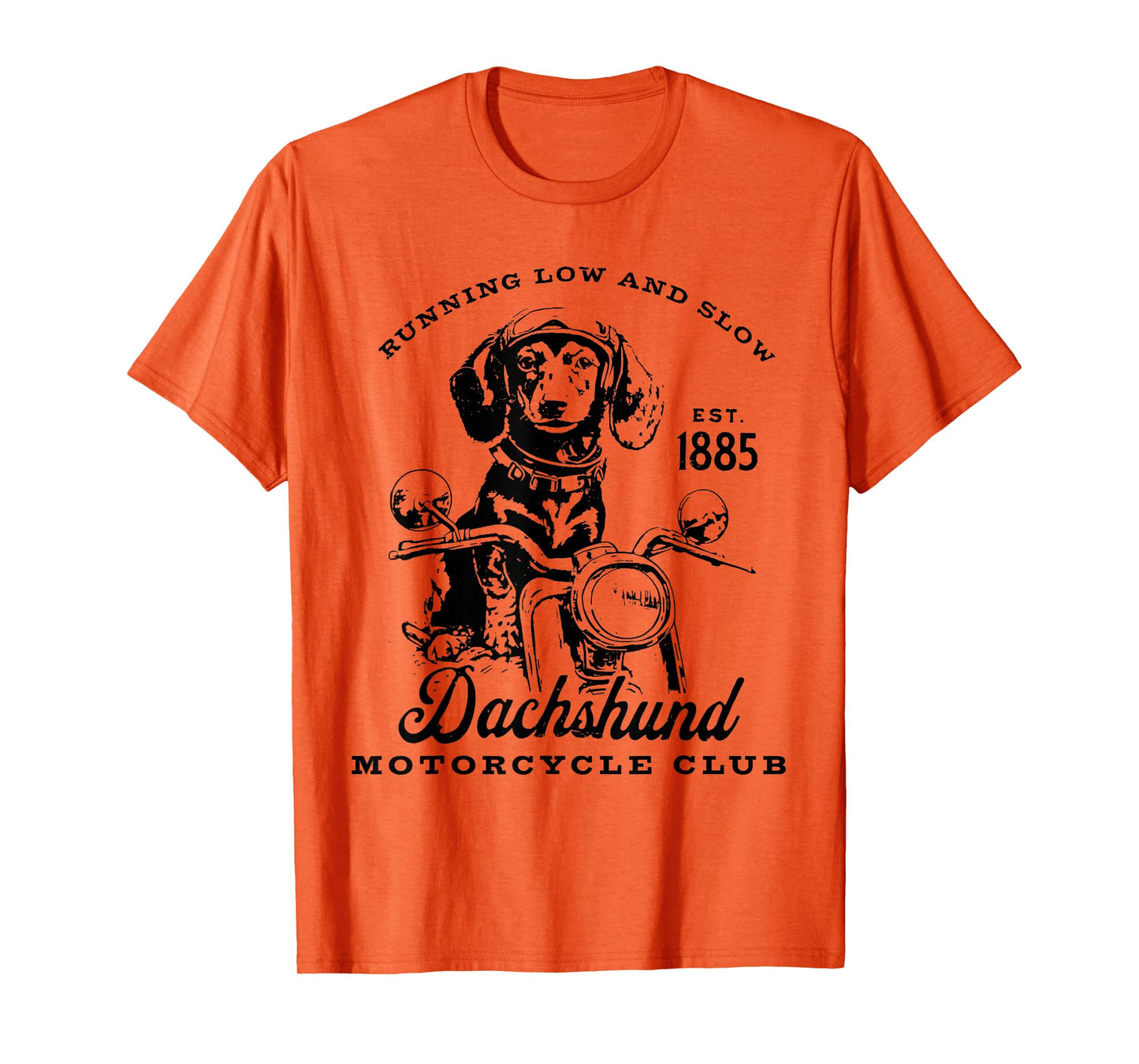 H&H New Life Clothing Unisex-Adults Dachshund Motorcycle Club Funny Quotes T-Shirt, Grey, Small