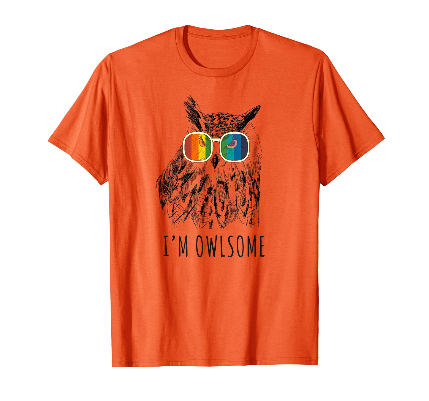 I'm Owlsome Cute Owl T-Shirt Women Girls Owl Lover Gifts T-Shirt