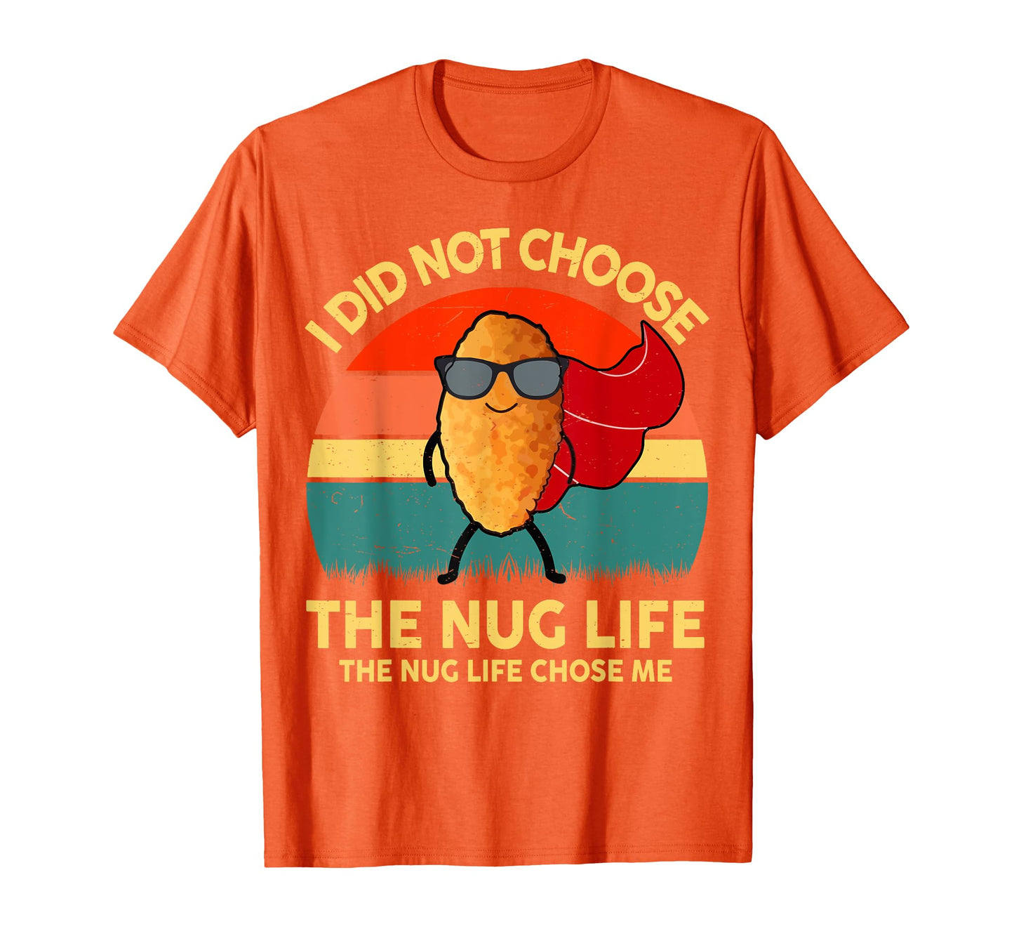 Kids Nug-Life Toddler Boy Funny I Love Chicken Nuggets Retro T-Shirt