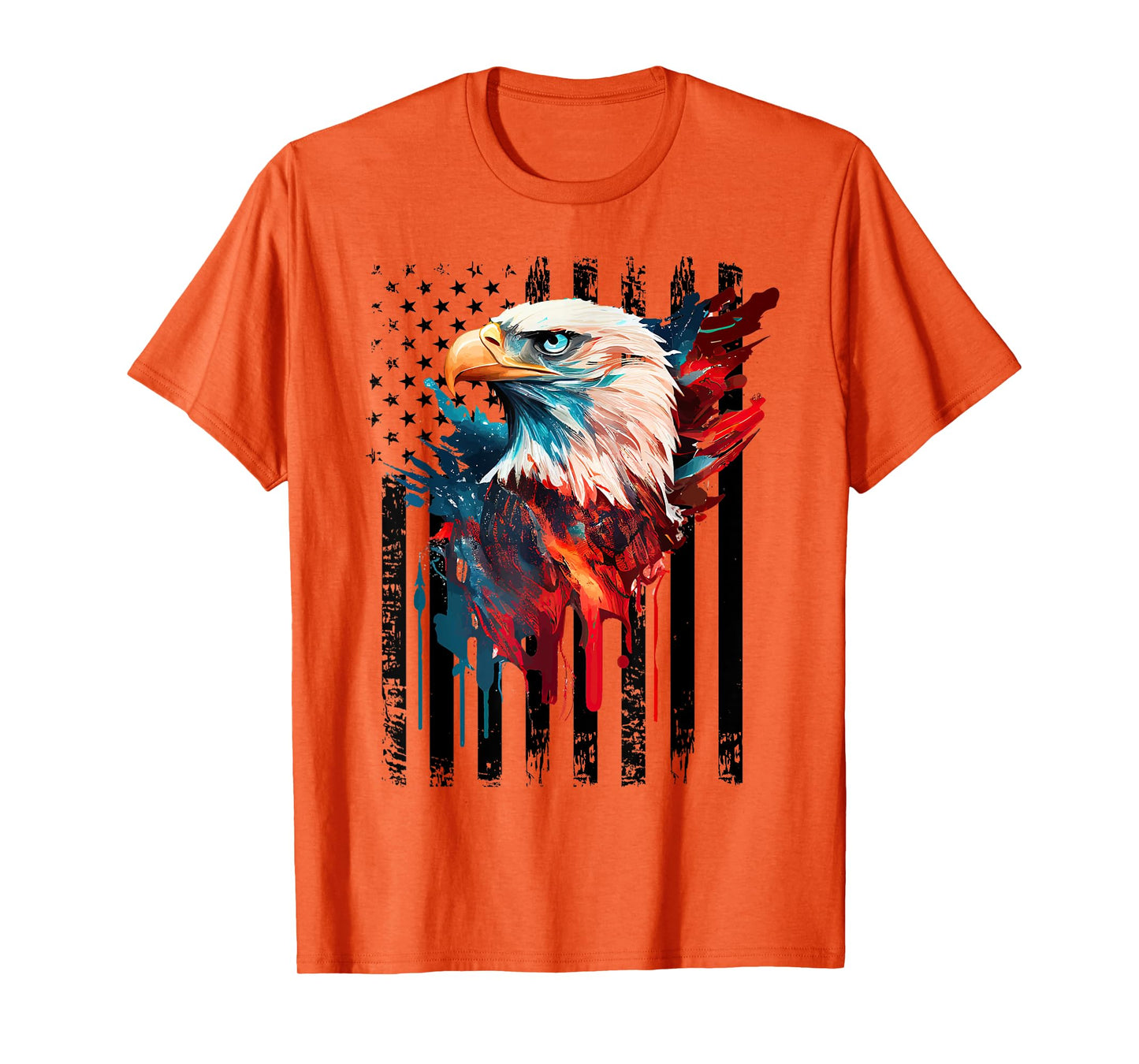 American Flag Eagle Shirt Men Kids Patriots America Eagles T-Shirt