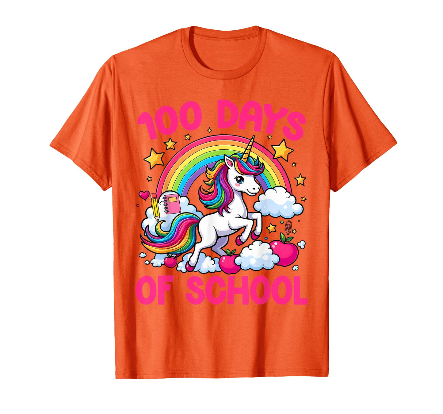100 Days Of School Unicorn Teacher Girls Happy 100 Days T-Shirt
