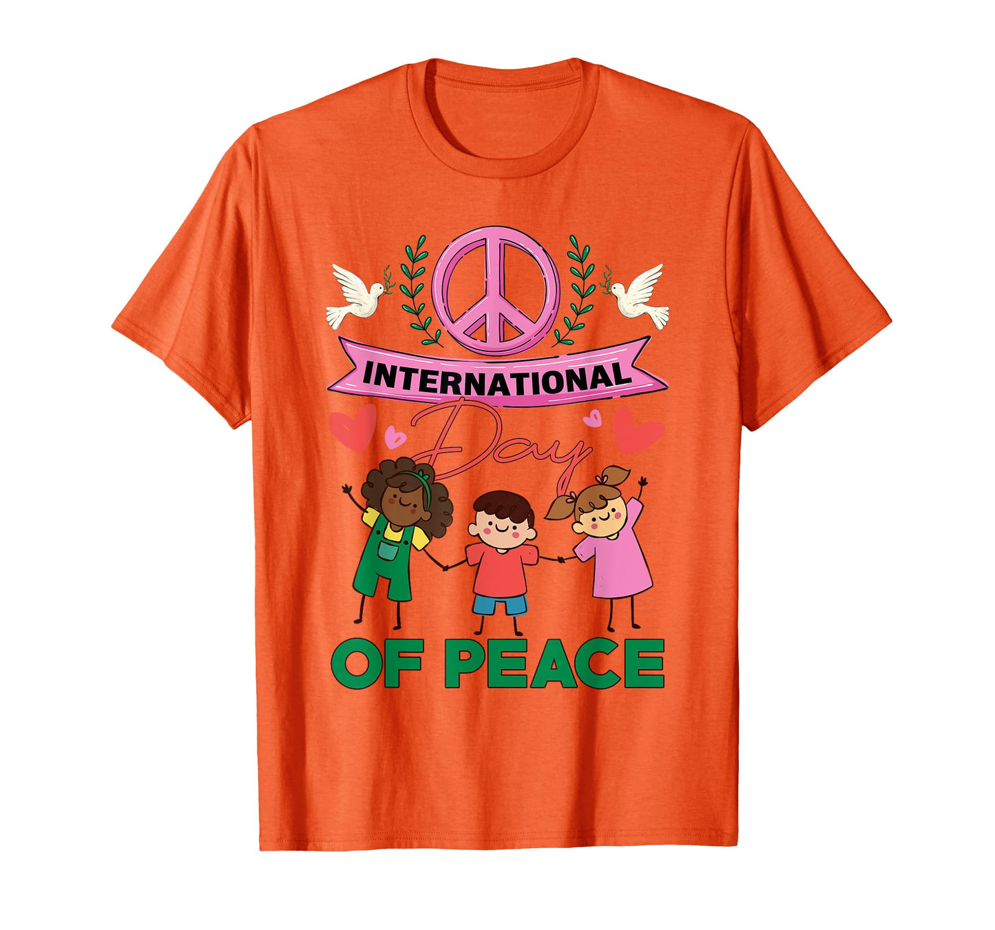 International Day Of Peace World Peace Day September 21 Kids T-Shirt