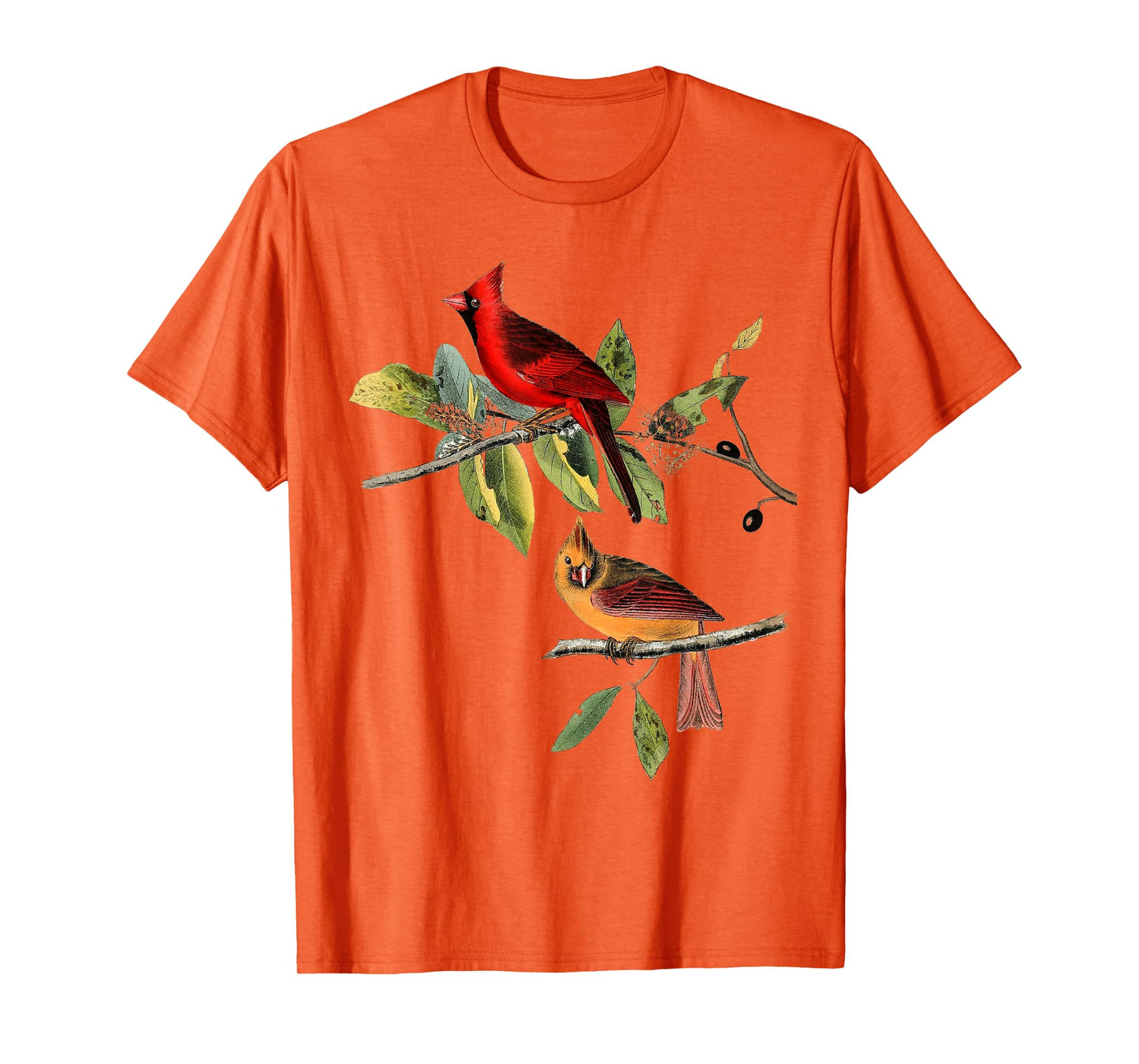 Red Cardinal Bird Male Female T-Shirt