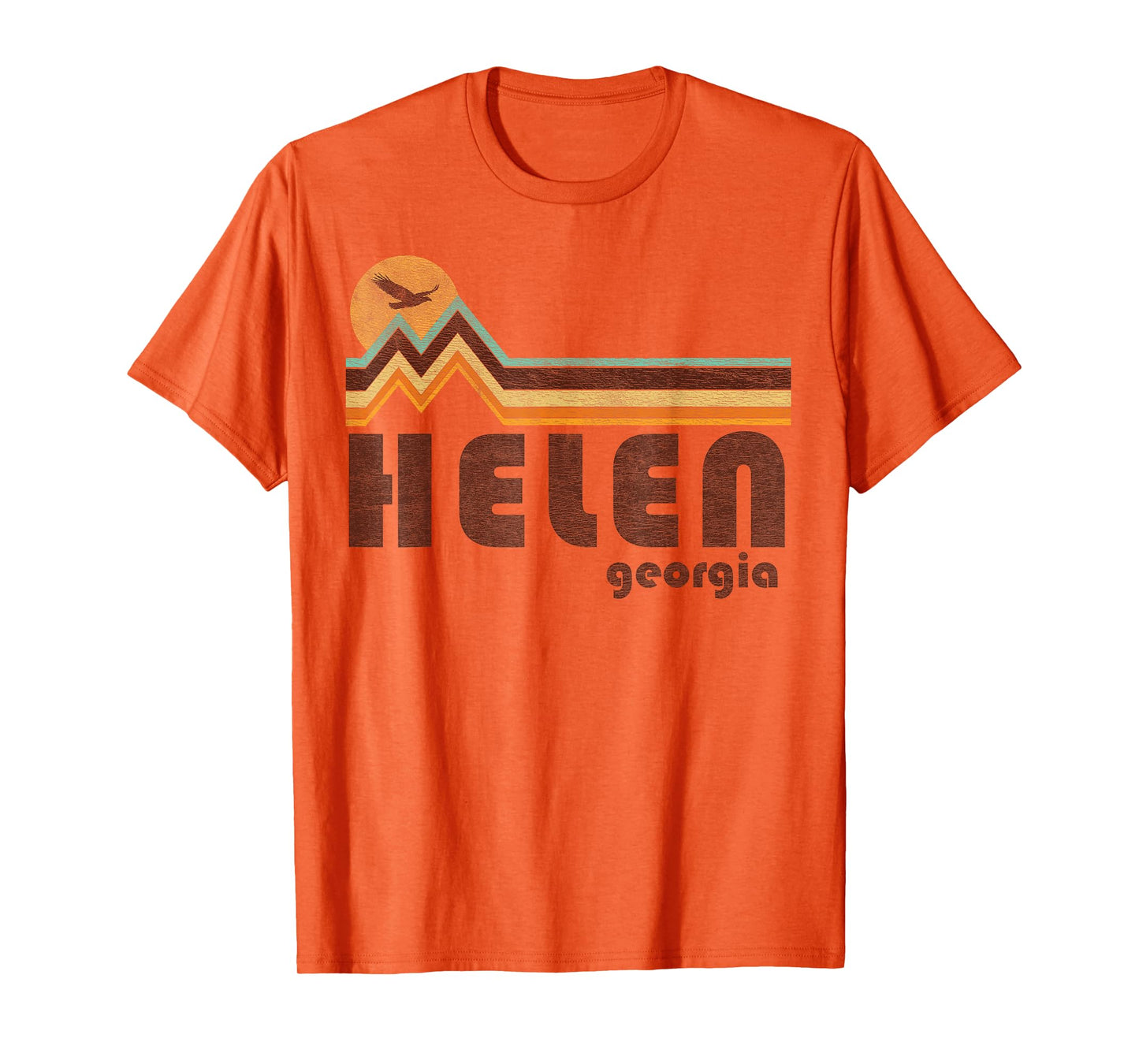 Helen Georgia GA - 70s 80s Retro Style Vintage Souvenir T-Shirt
