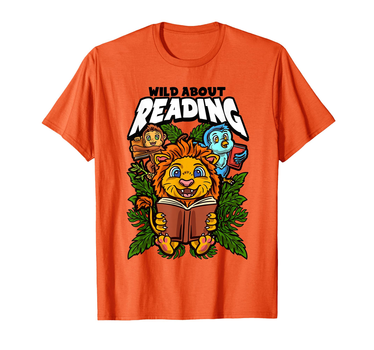 Wild about reading books, Reading is a ticket to adventure T-Shirt