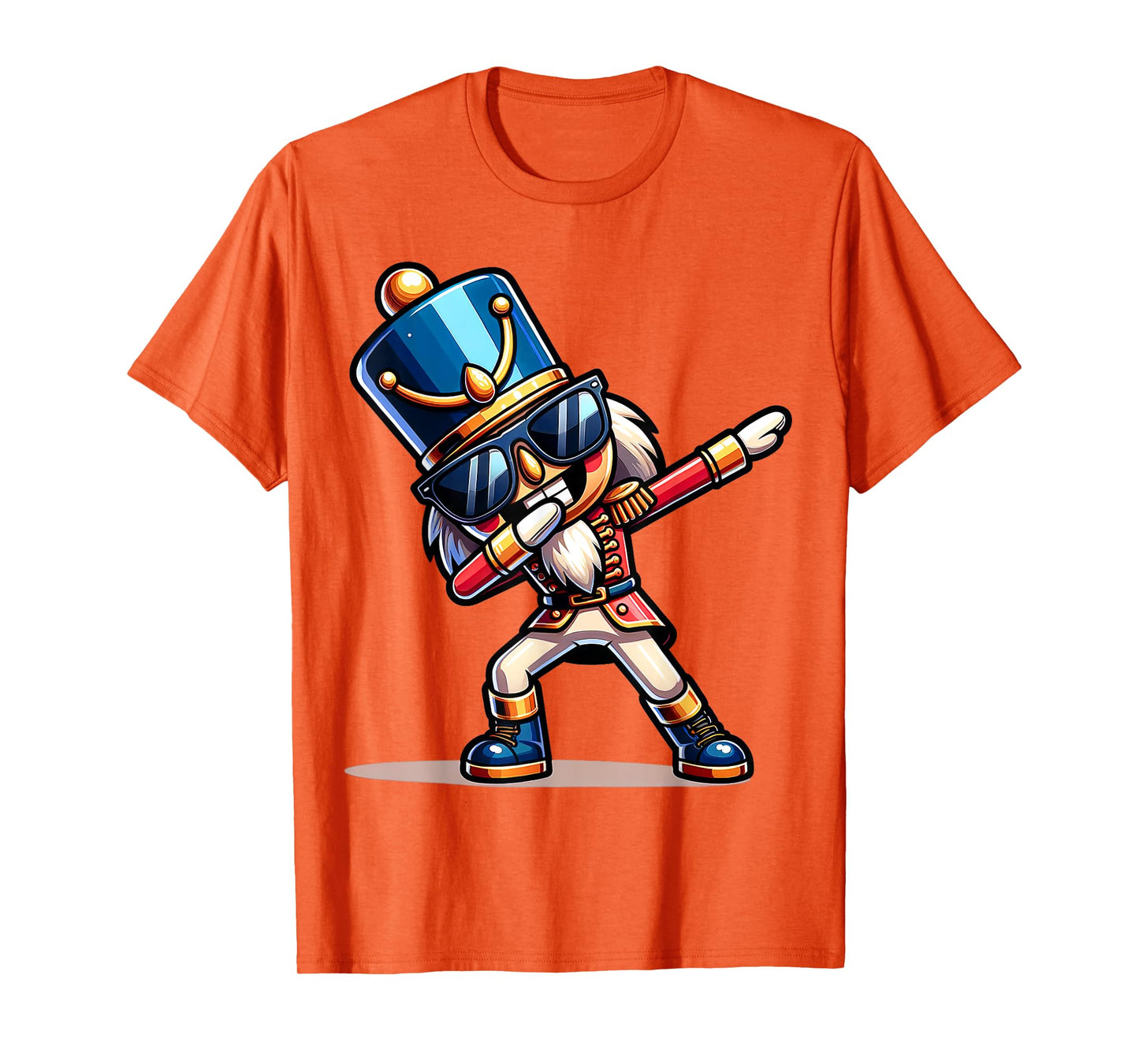 Christmas Nutcracker Dabbing Boys Santa Xmas Funny T-Shirt