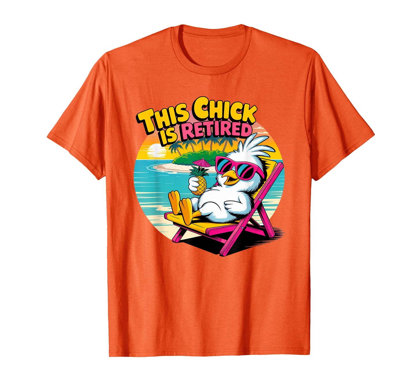 This Chick Is Retired Chicken Woman Funny Retirement Present T-Shirt