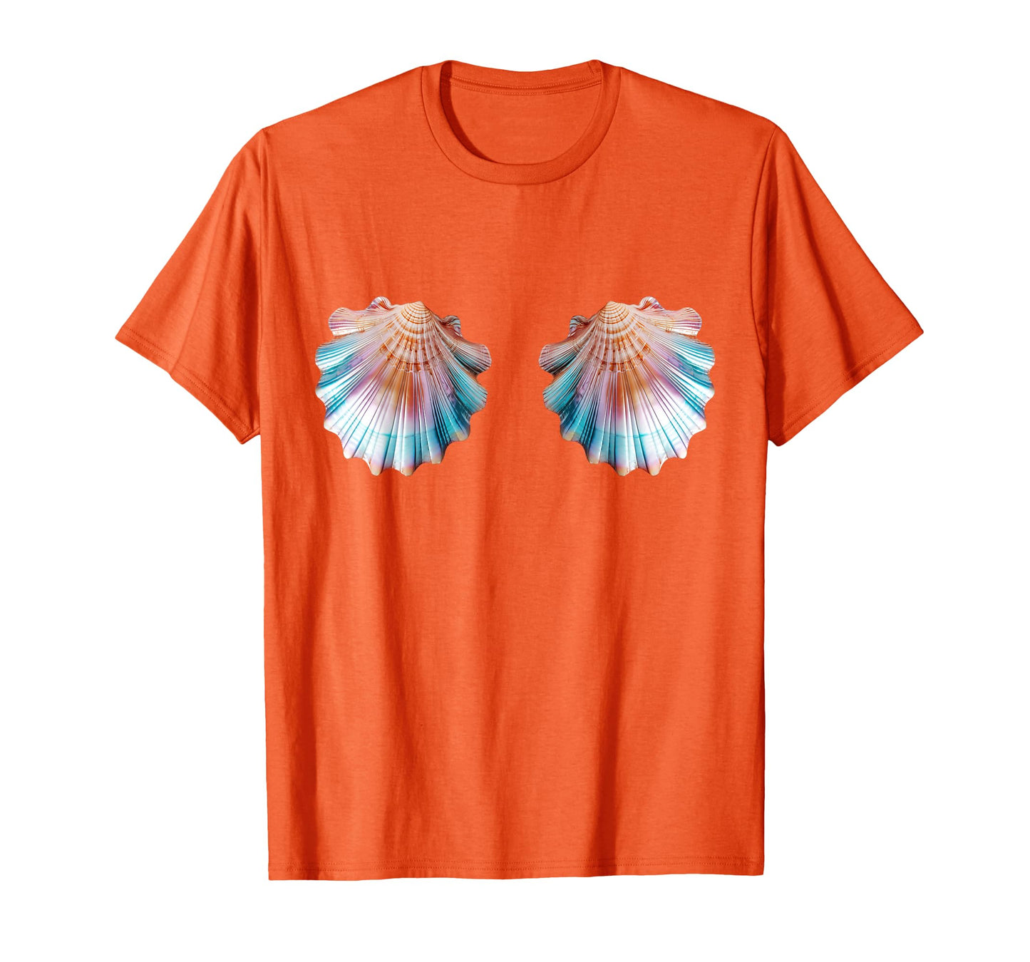 Mermaid, sea, shell, bra, costume, Carnival, party, outfit T-Shirt