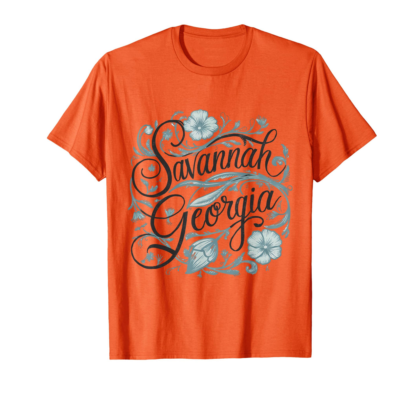 Savannah Georgia GA Flowers Floral T-Shirt