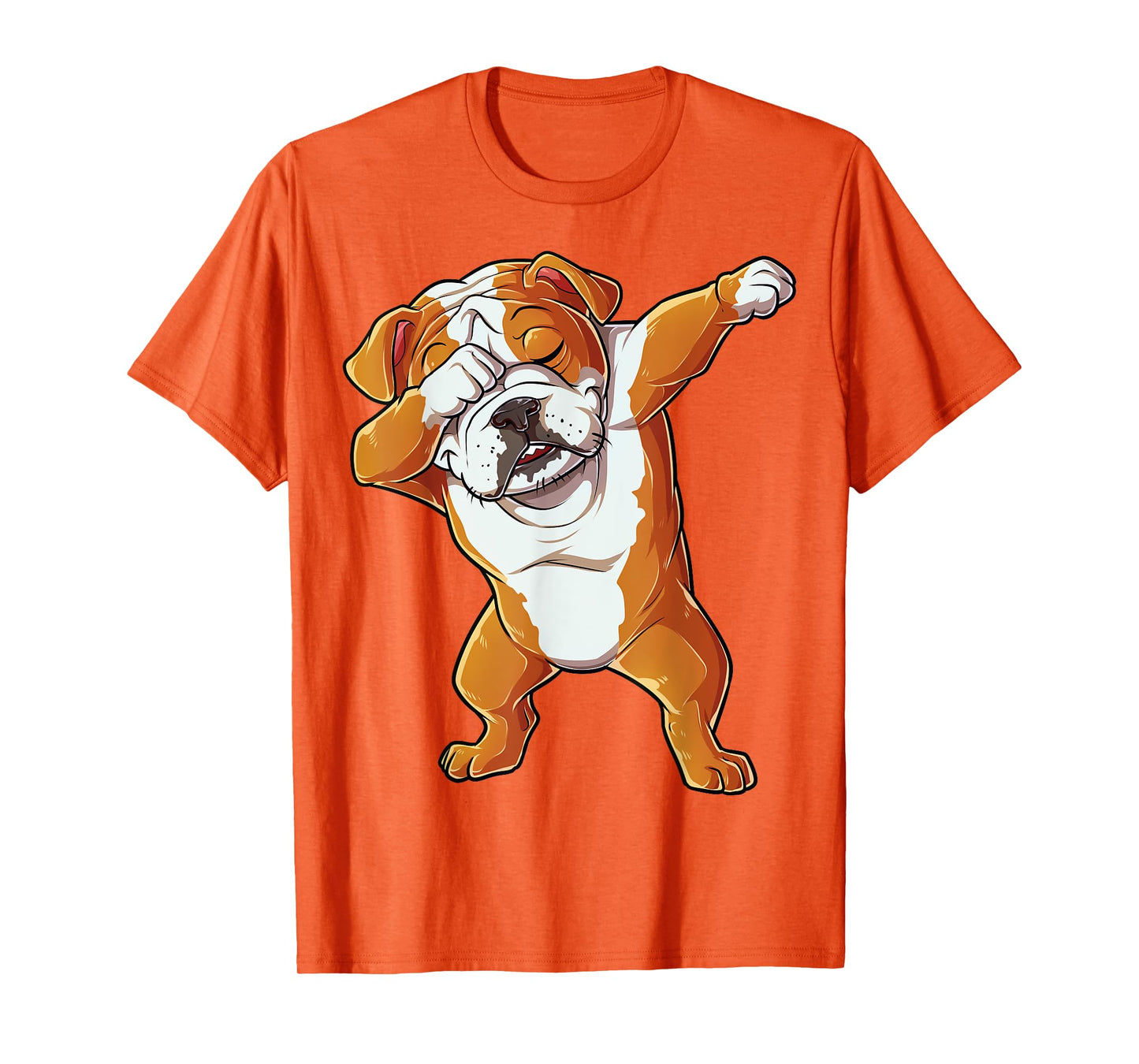 Dabbing English Bulldog T shirt Boys Dab Dance Puppy Lover T-Shirt