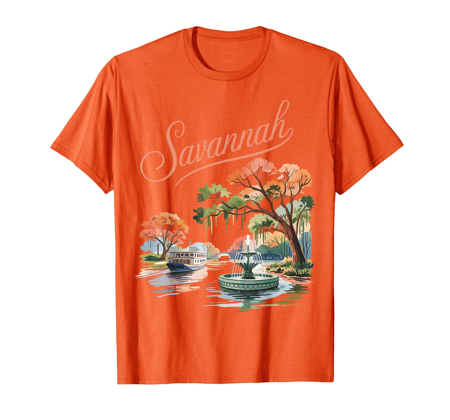 Historic Savannah Georgia Vintage Southern City T-Shirt