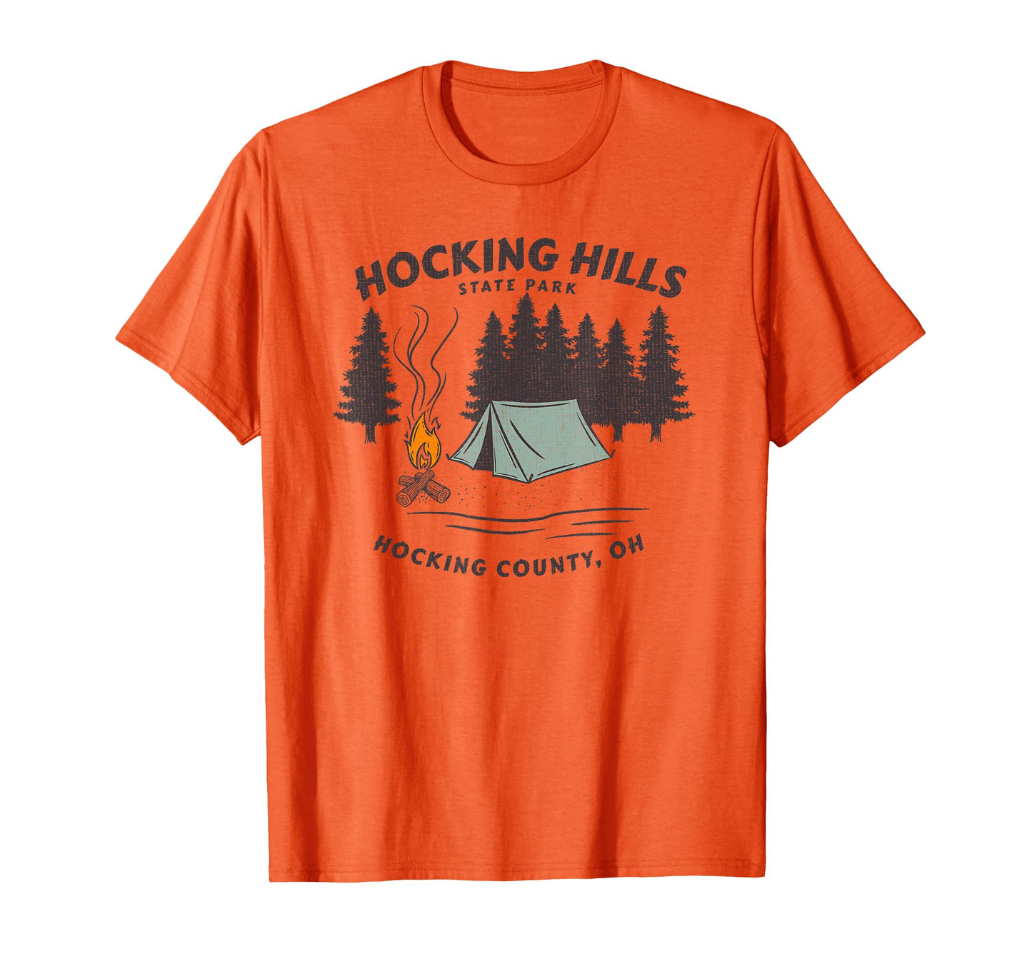 Retro Hocking Hills State Park Souvenir T-Shirt