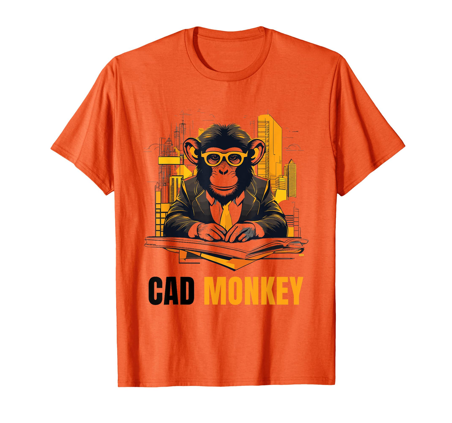 Architect Cad Monkey Architecture Student Apprenticeships T-Shirt