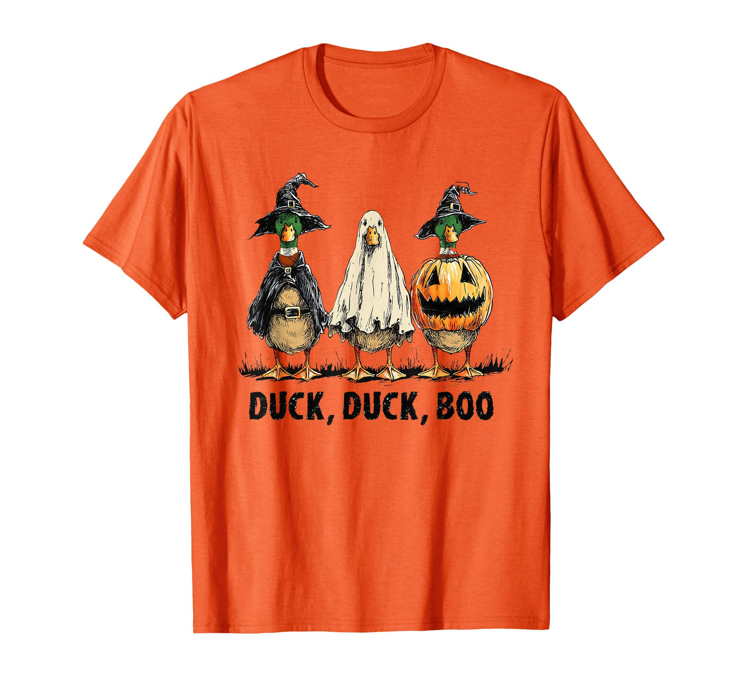 Funny Duck Duck Boo Halloween Costume Duck T-Shirt
