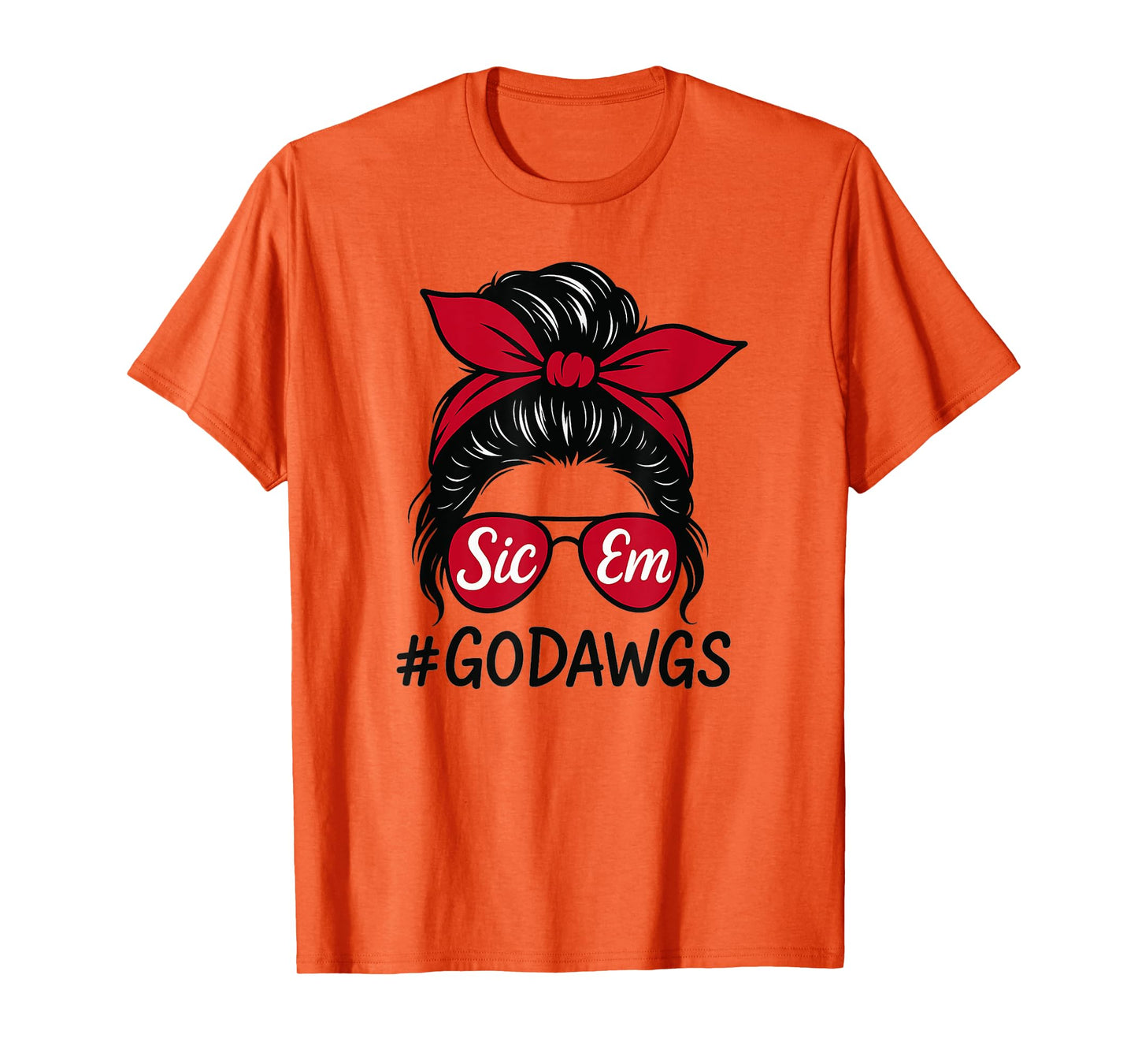 Dawgs Sic Em, Go Dawgs, Sic'Em, Go Bulldog for Women Girls T-Shirt