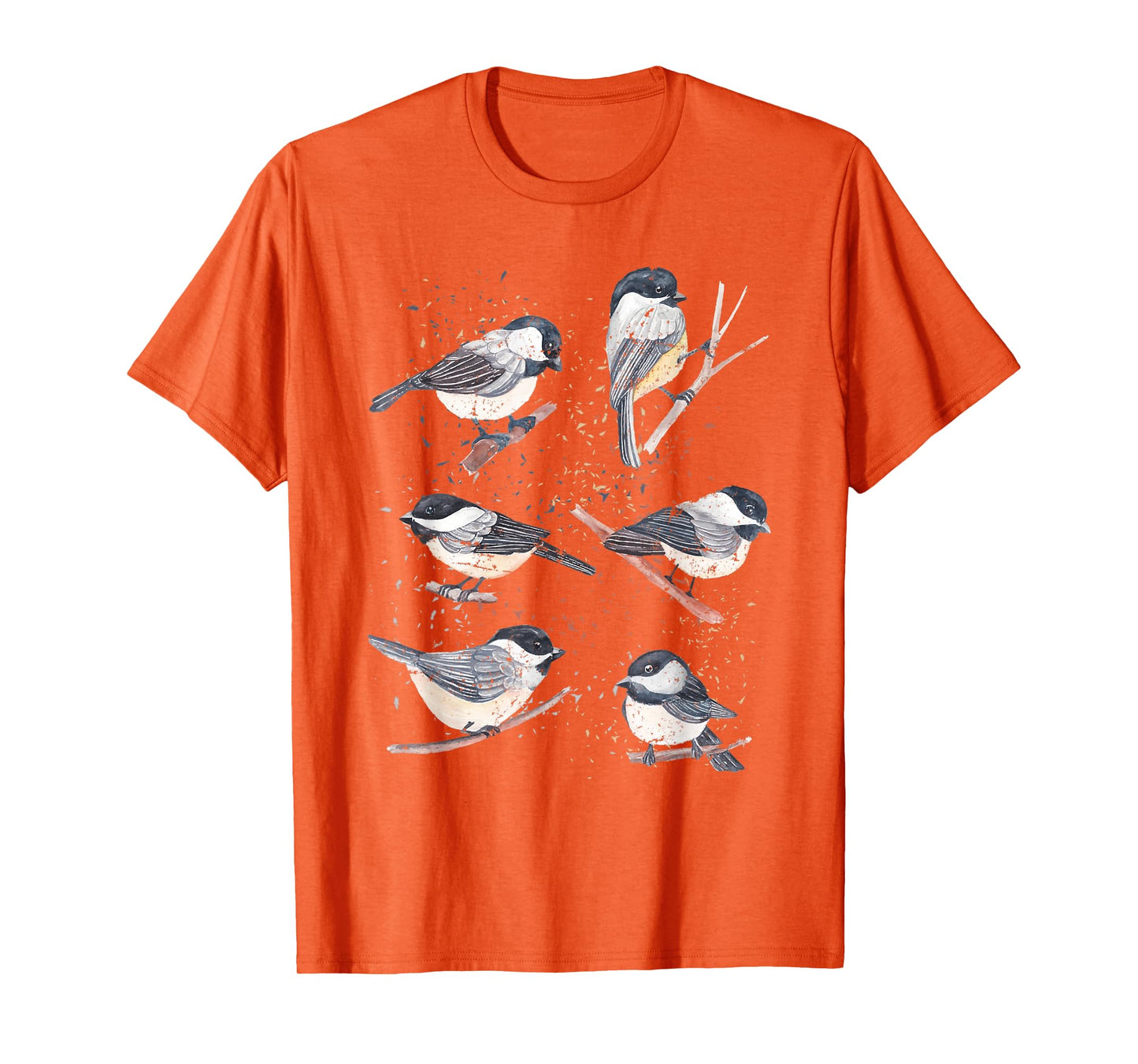 Bird Watching Birding Animal Nature Vintage Chickadee T-Shirt