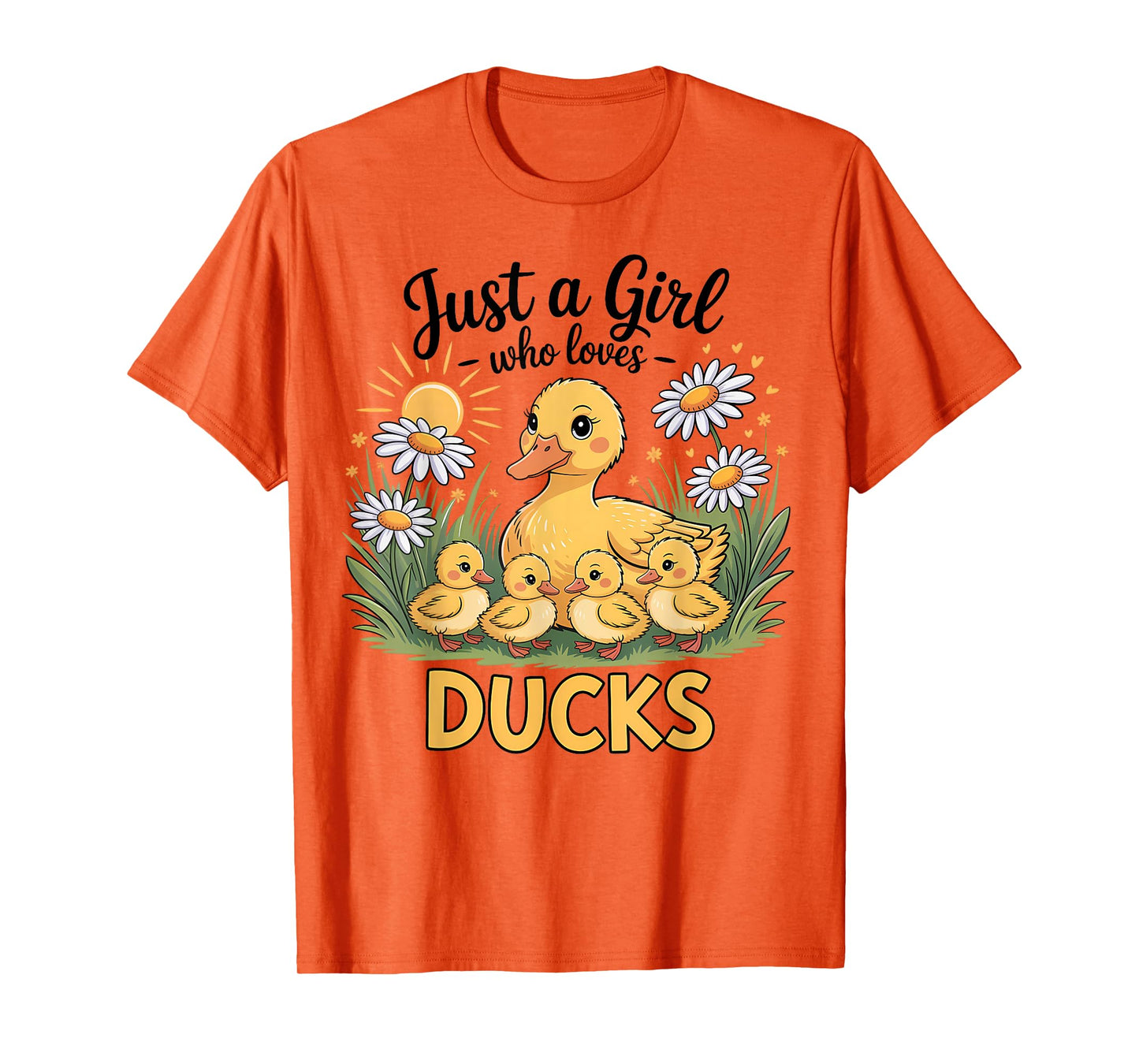 Just A Girl Who Loves Ducks Cute T-Shirt