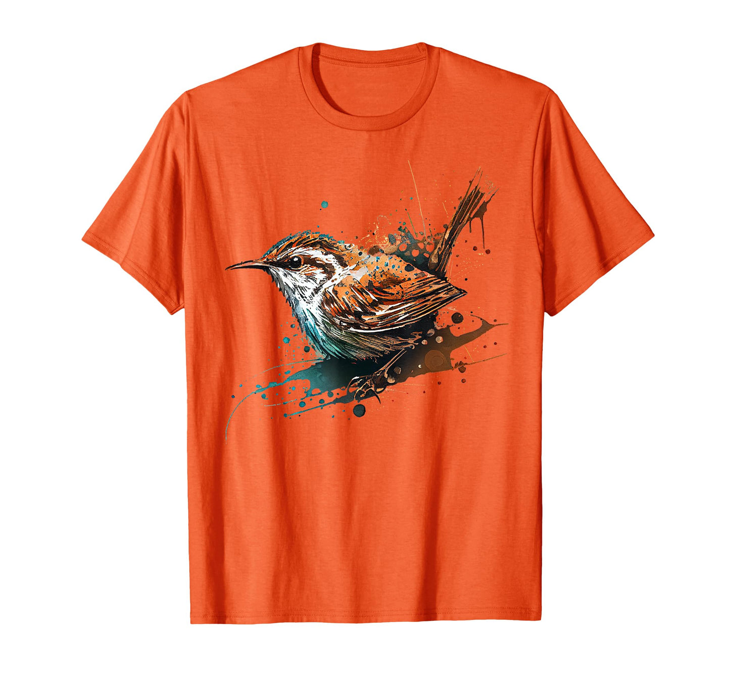 Wren, cute bird painting T-Shirt