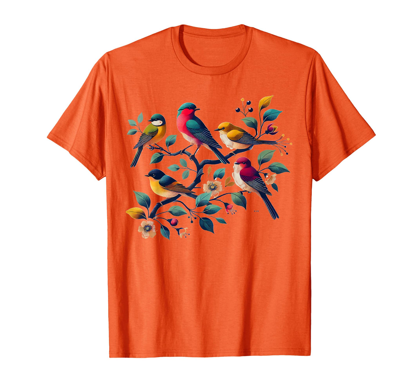 Birds On A Branch Birding Bird Watching Bird Watcher Birder T-Shirt