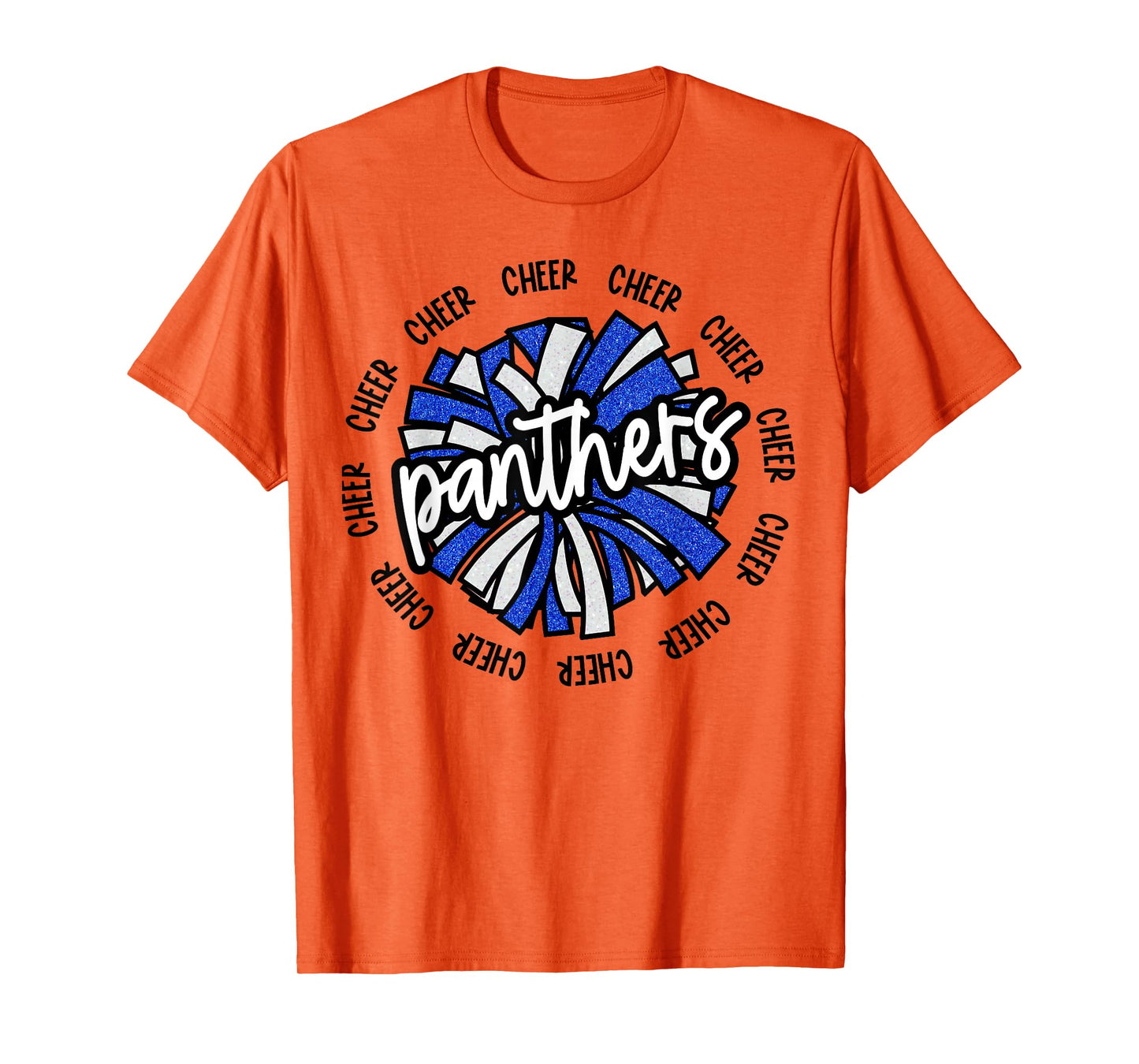 Panthers School Spirit Cheer Cheerleader Coach T-Shirt